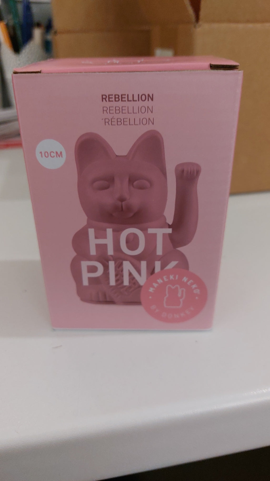 Donkey Winkekatze Hot Pink Gr.: 10cm