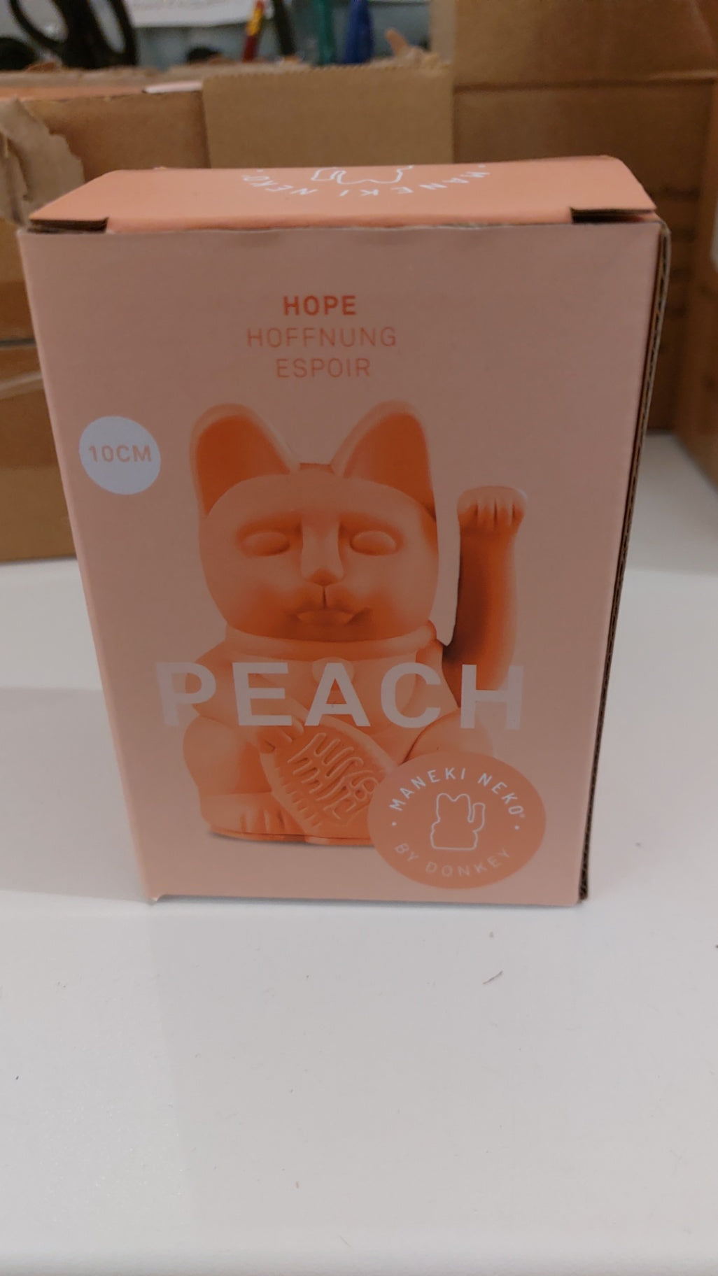 Donkey Winkekatze Peach Gr.: 10cm