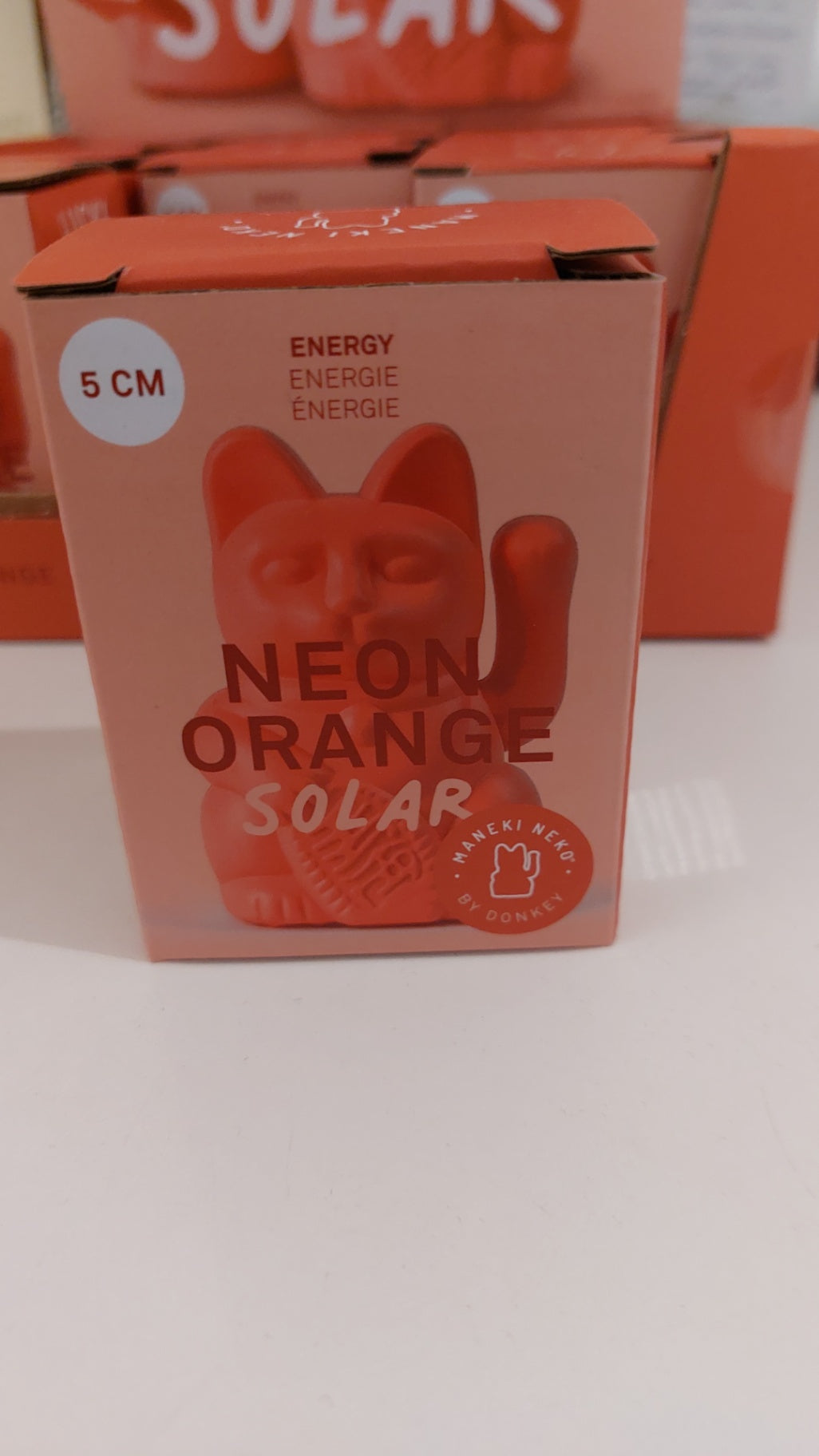 Donkey Winkekatze Neon Orange Solar Gr.: 5cm