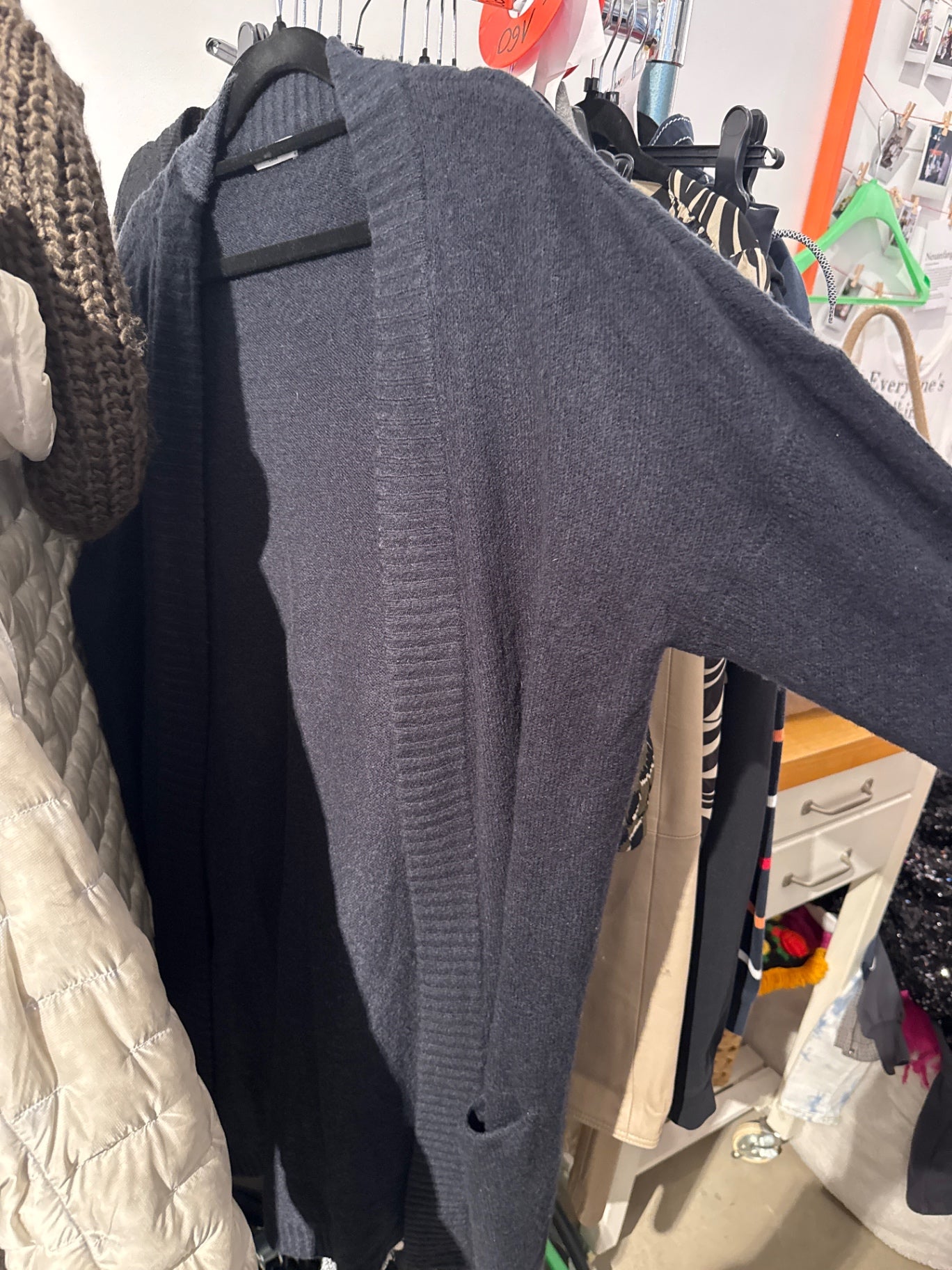 Jaqueline de yong Cardigan Dunkelblau Gr.: L