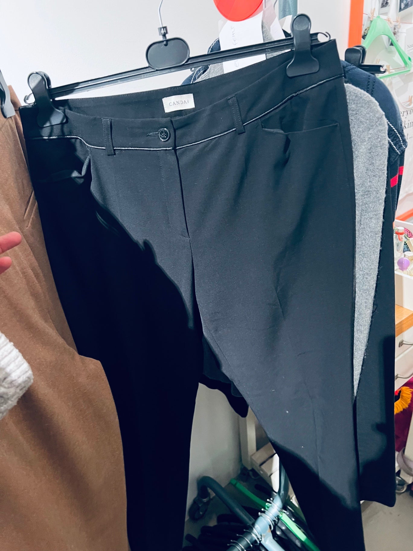 CANDA Hose Schwarz Gr.: 44