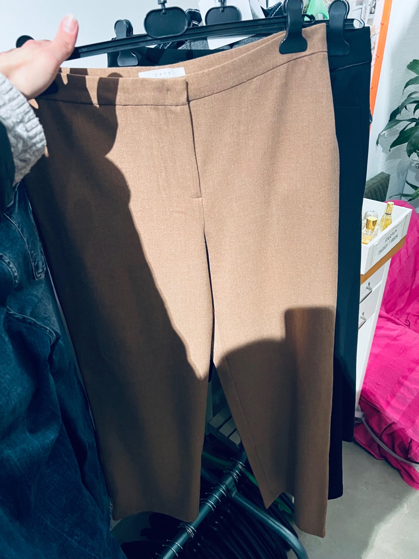 YAYA Hose Beige Braun Gr.: 44
