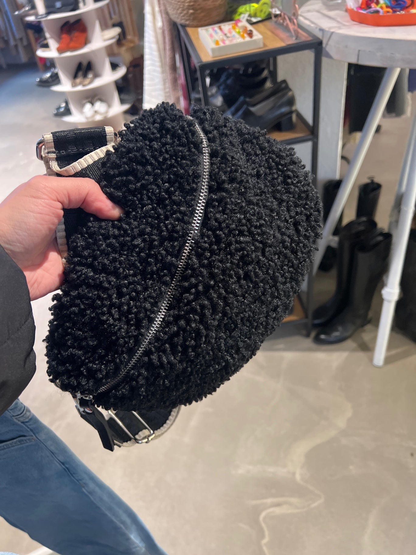 Teddy Tasche Schwarz