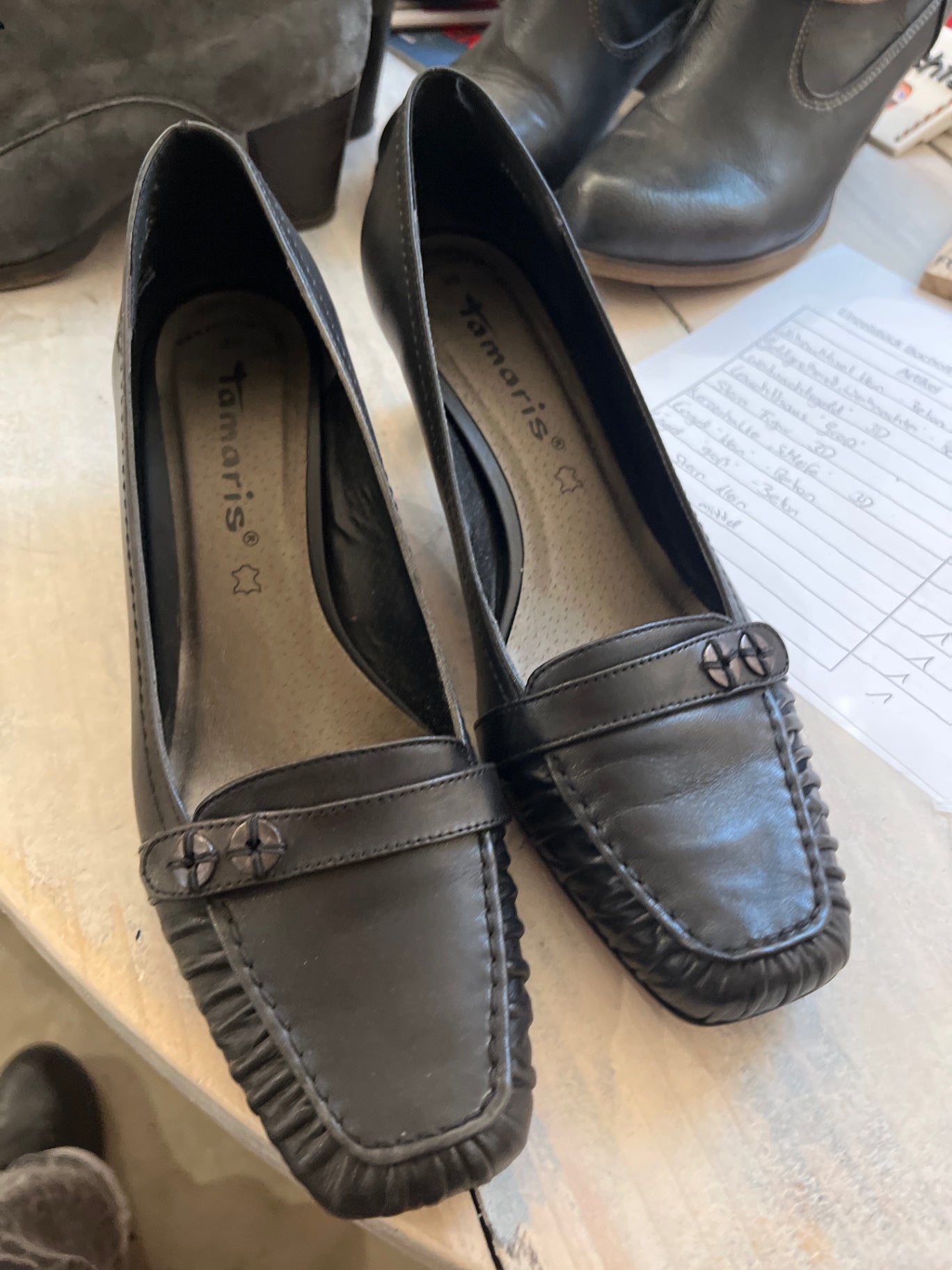 Tamaris Schuhe Schwarz Gr.: 39