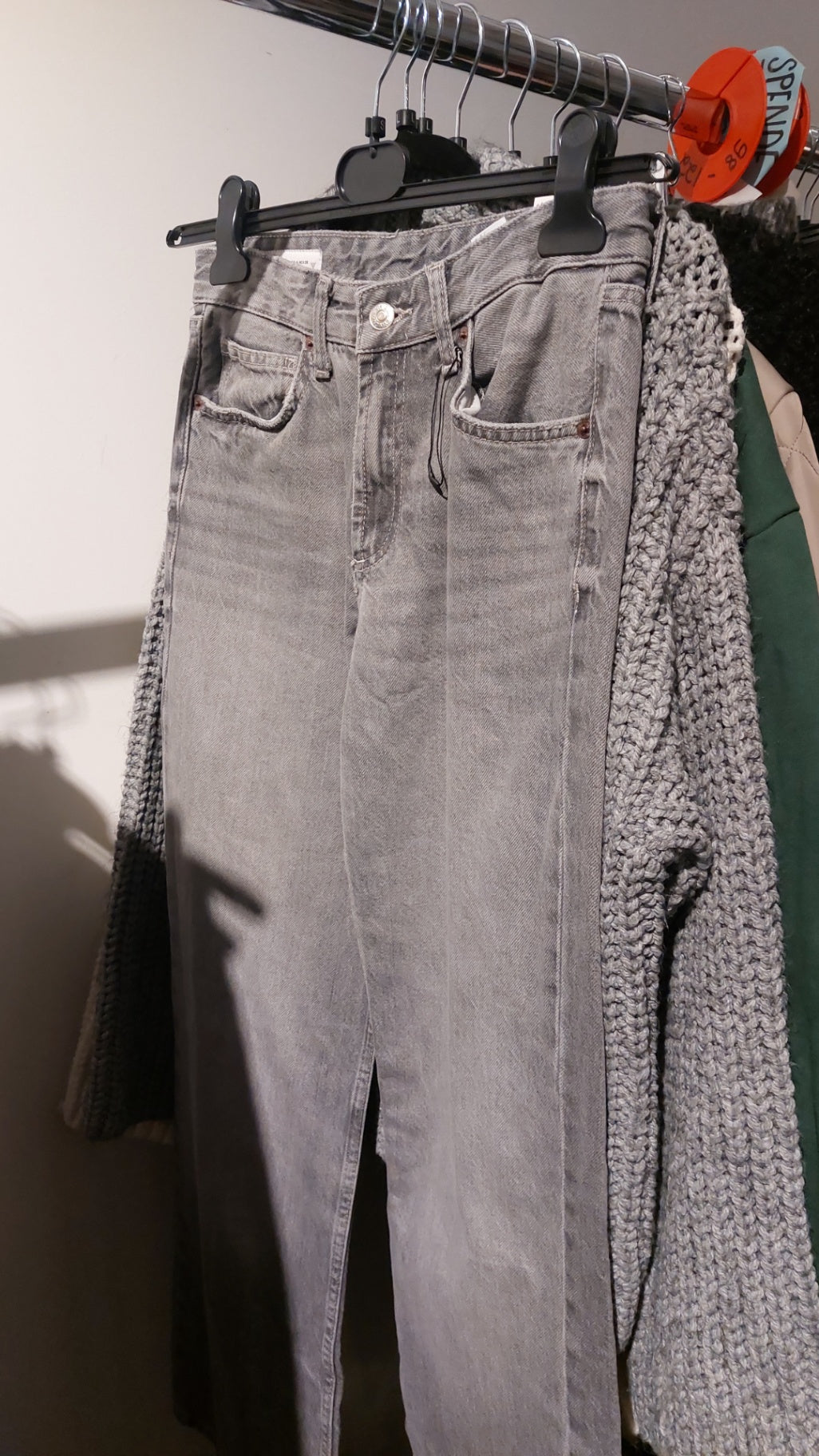 Zara Jeans Grau Gr.: S