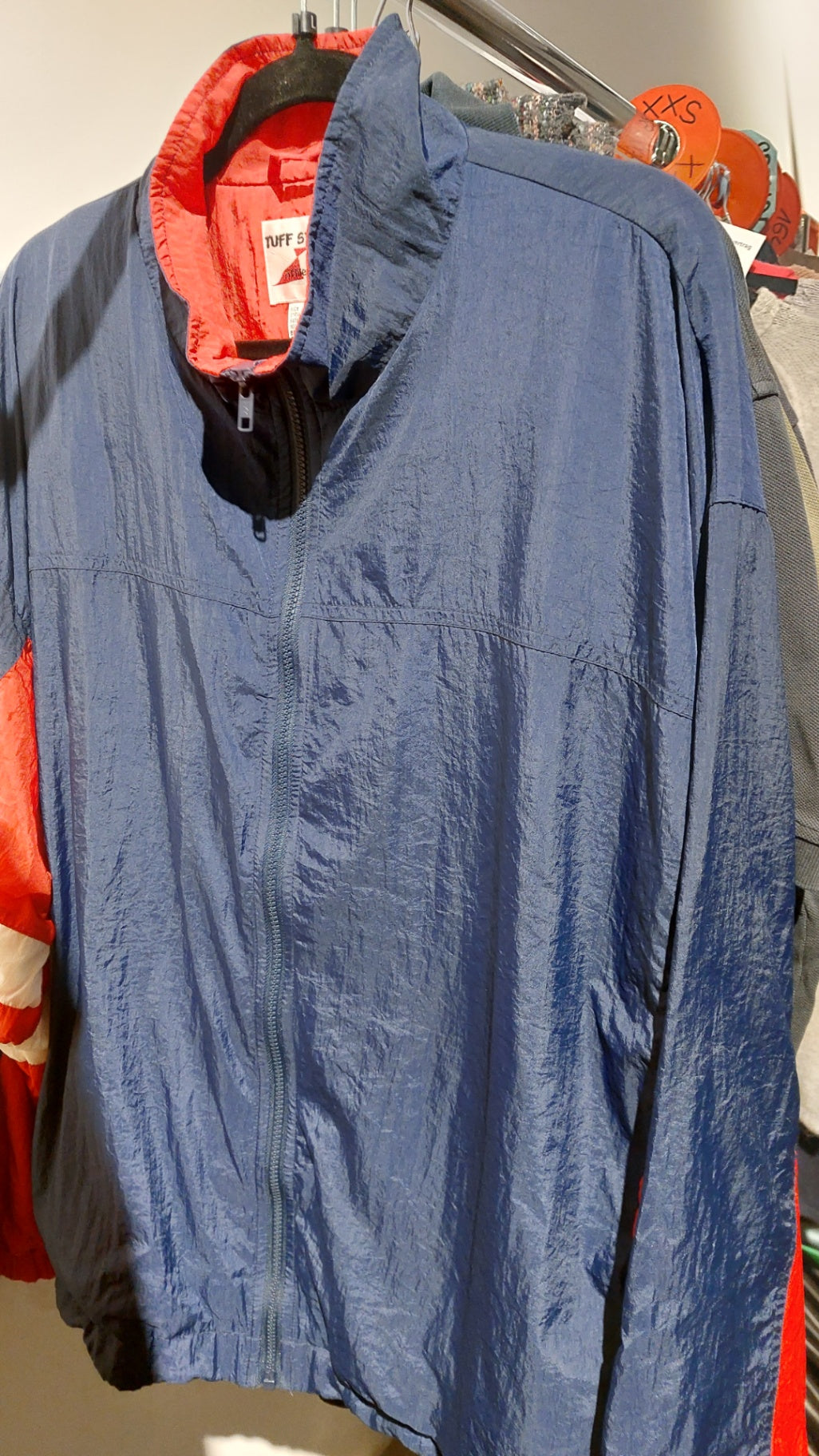 TUFF STUFF Jacke Blau/Rot Gr.: XL