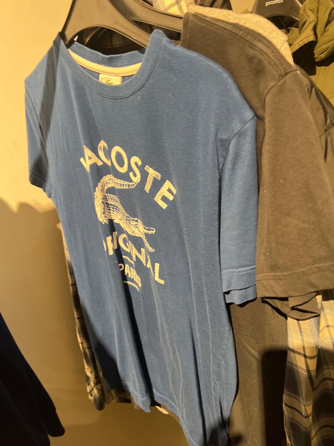 Lacoste T-Shirt Blau Gr.: M