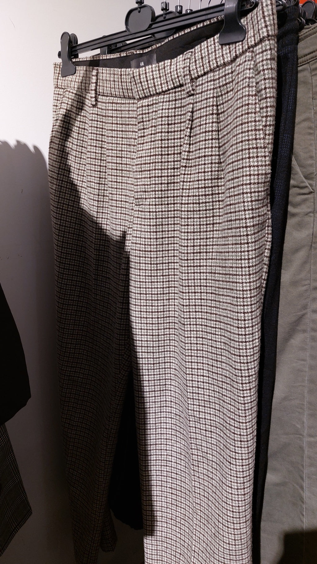 H&M Hose Braun/Weiß/Grün Gr.: 34