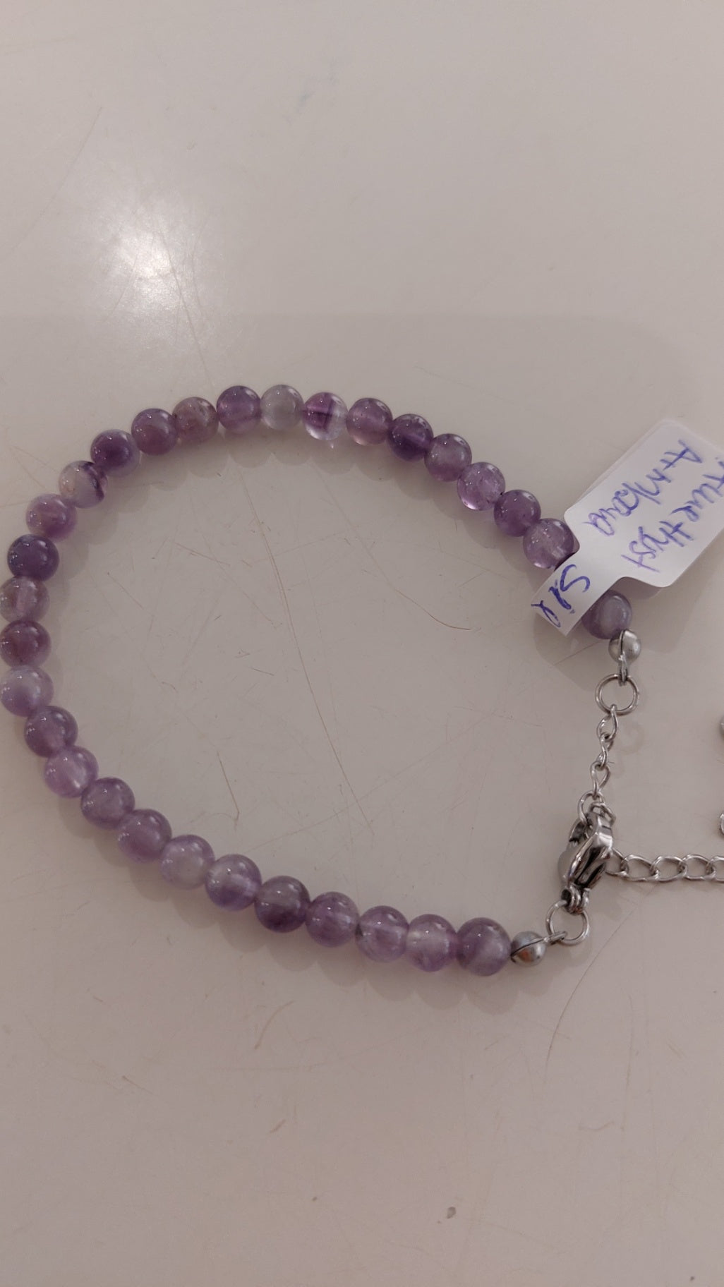 Spring Blossom Amethyst Armband Lila
