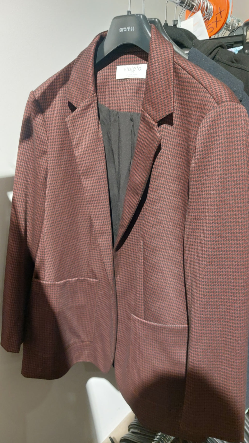 Violeta Blazer Weinrot/Schwarz Gr.: XXL