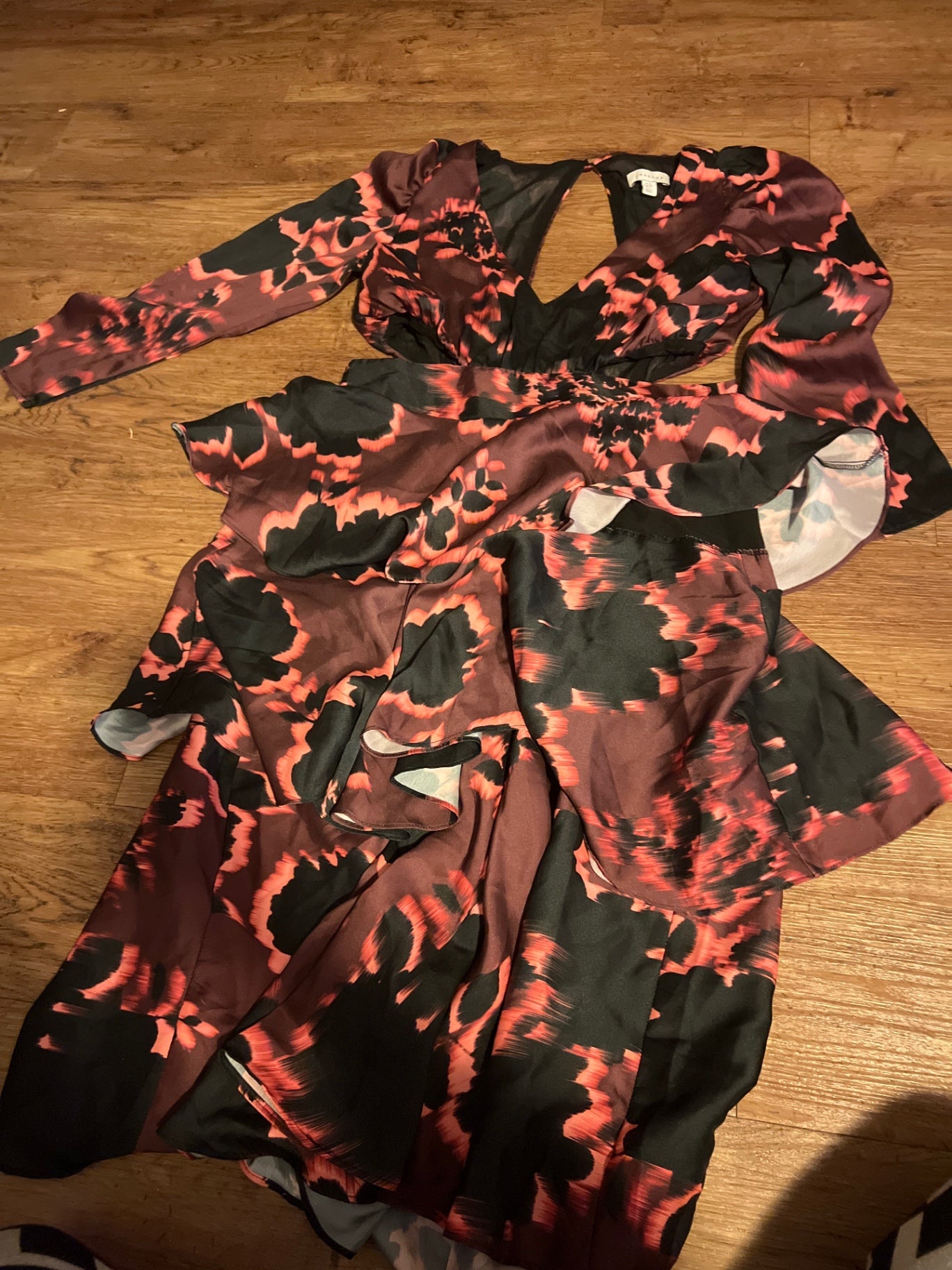 TOPSHOP Kleid SCHWARZ Koralle Gr.: S