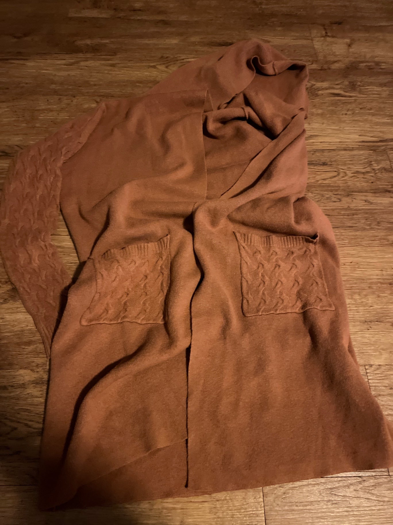 chic&pop Strickjacke Braun Gr.: M