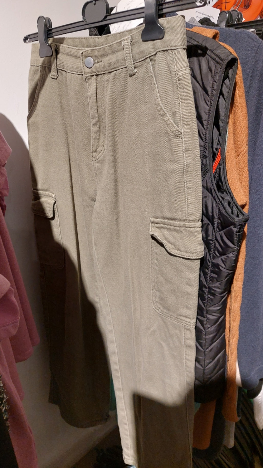 SHEIN Hose Khaki Gr.: S