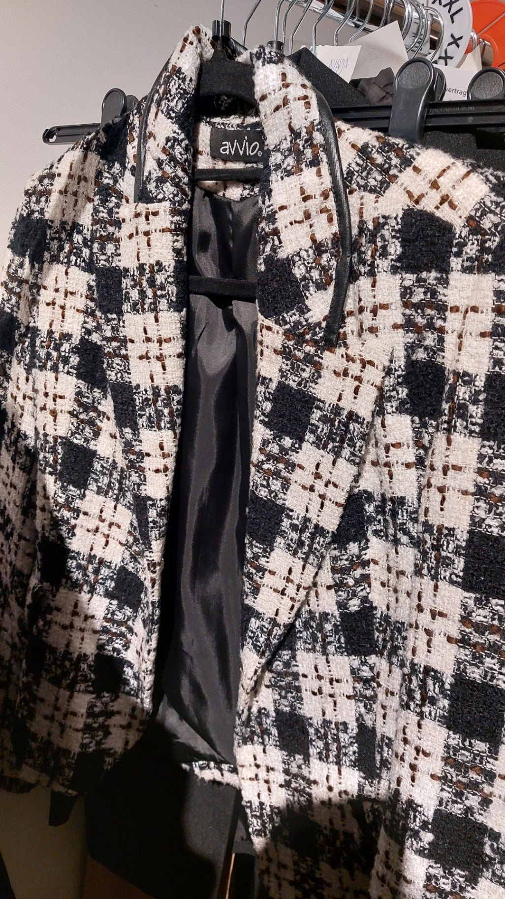 avvio Blazer Weiß, Schwarz, Braun Gr.: L