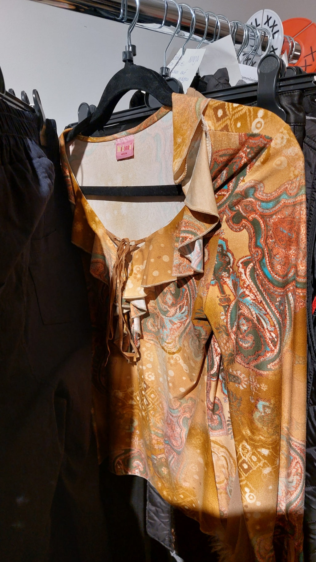 Madonna Bluse Goldbraun Gr.: M