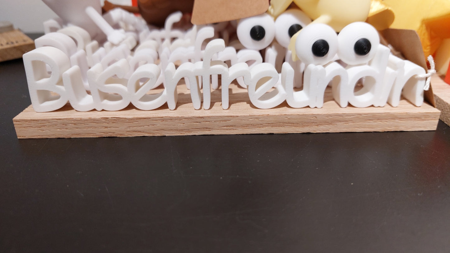 EINZELSTÜCK Busenfreundin 3D Weiß