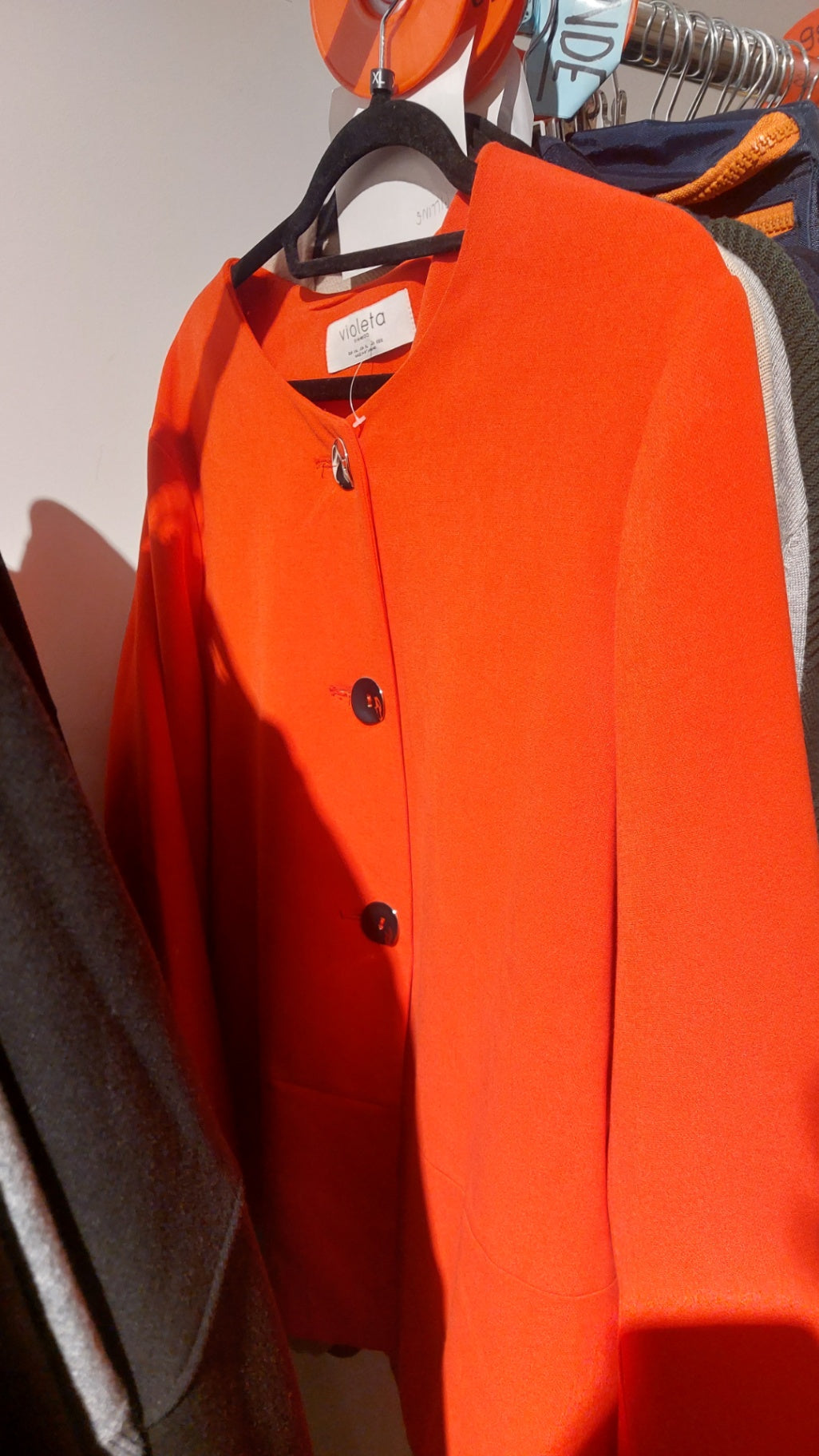 Violeta by Mango Blazer Rot Gr.: XL
