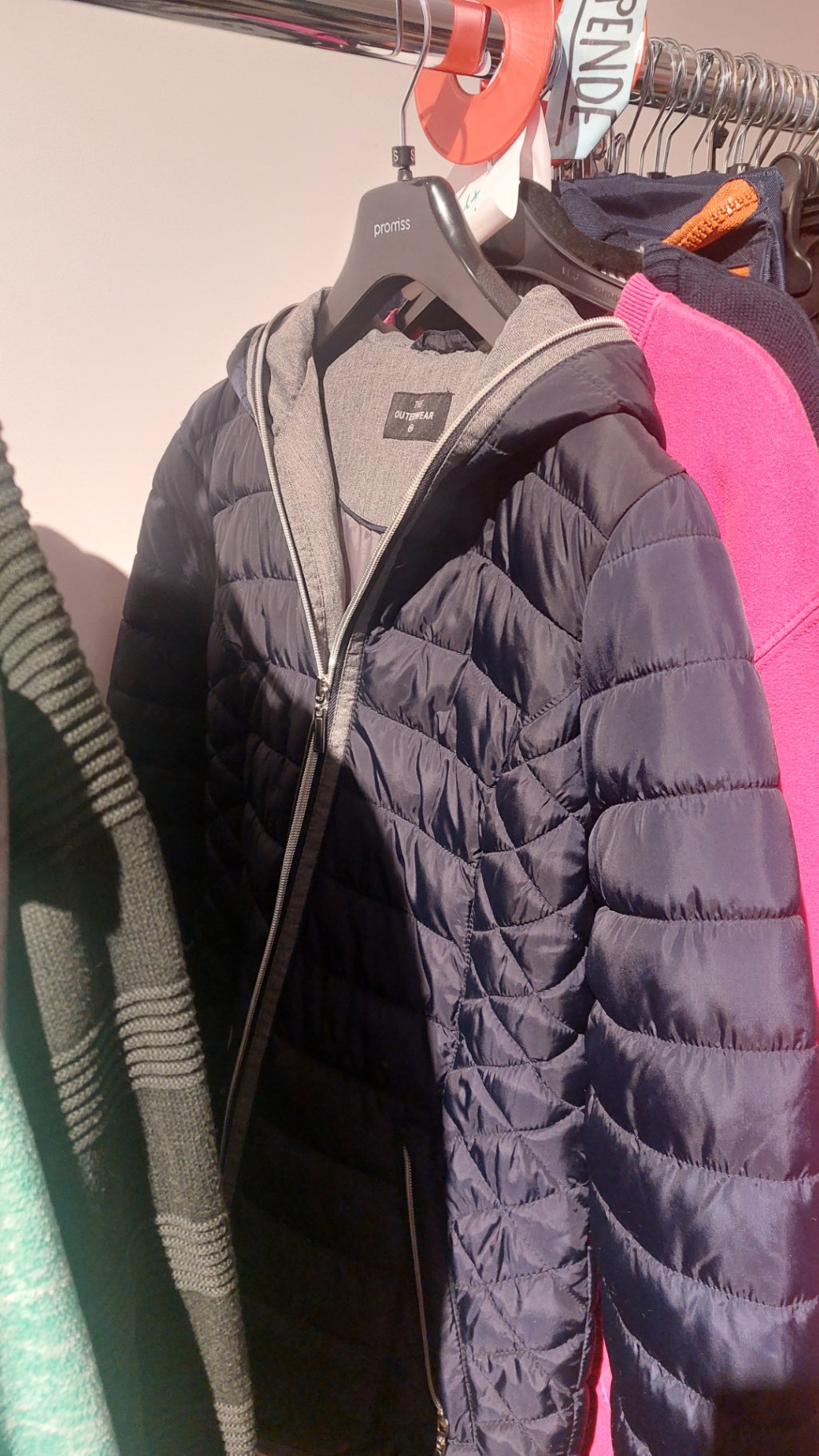 Outwear Jacke Blau/Grau Gr.: 36