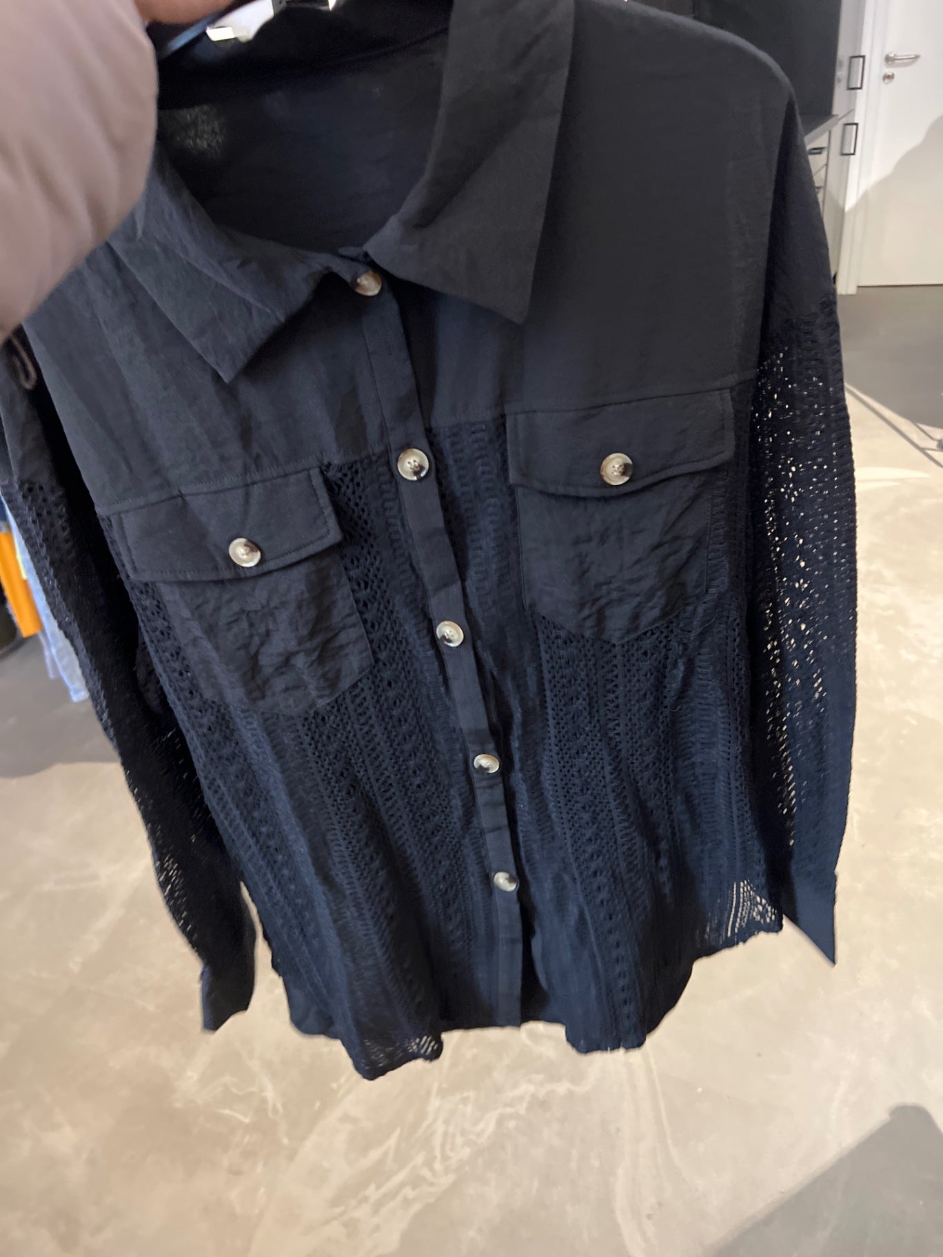 Hemd Schwarz Gr.: XL