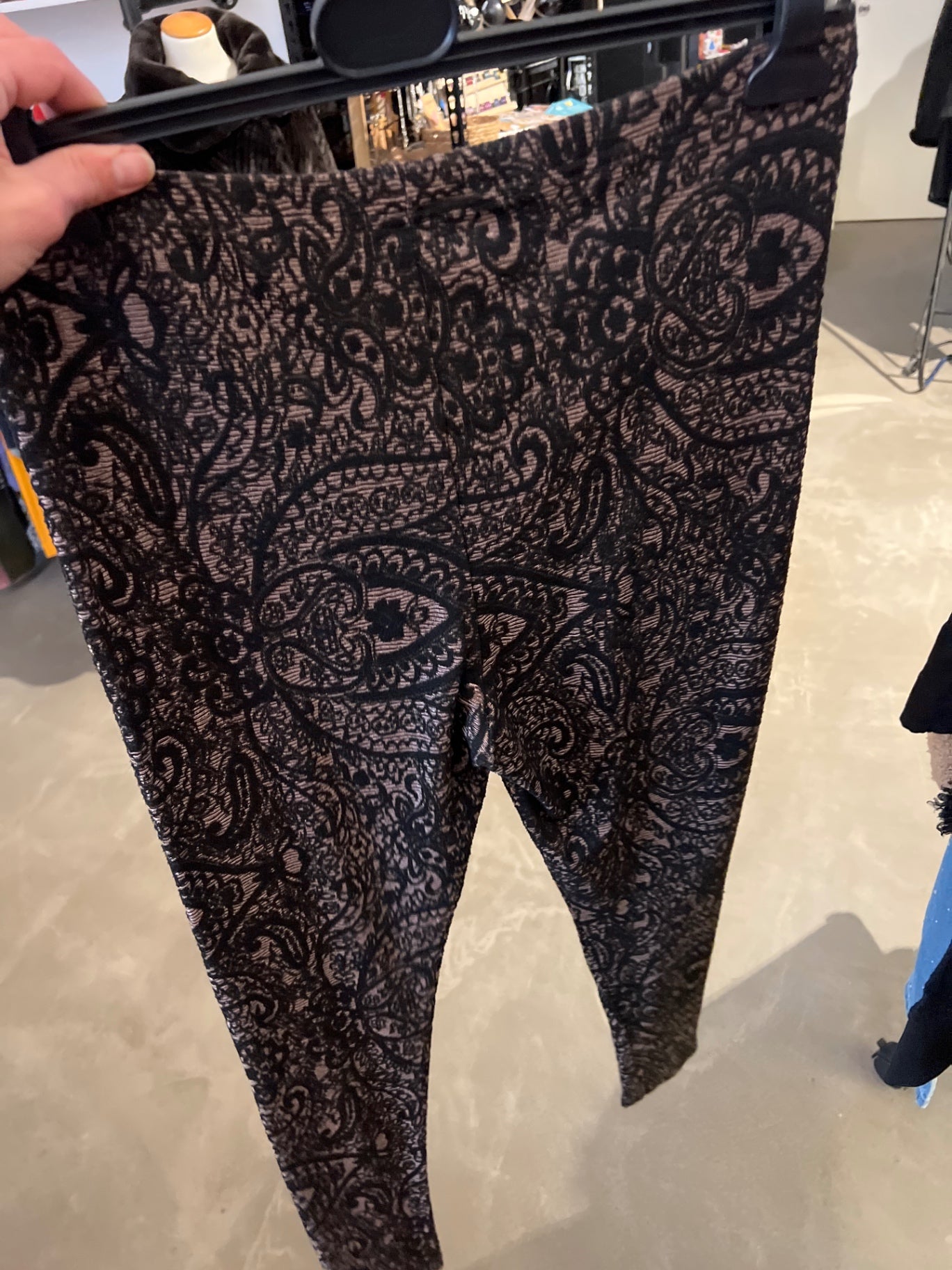 Hose Schwarz Spitze Gr.: XXL