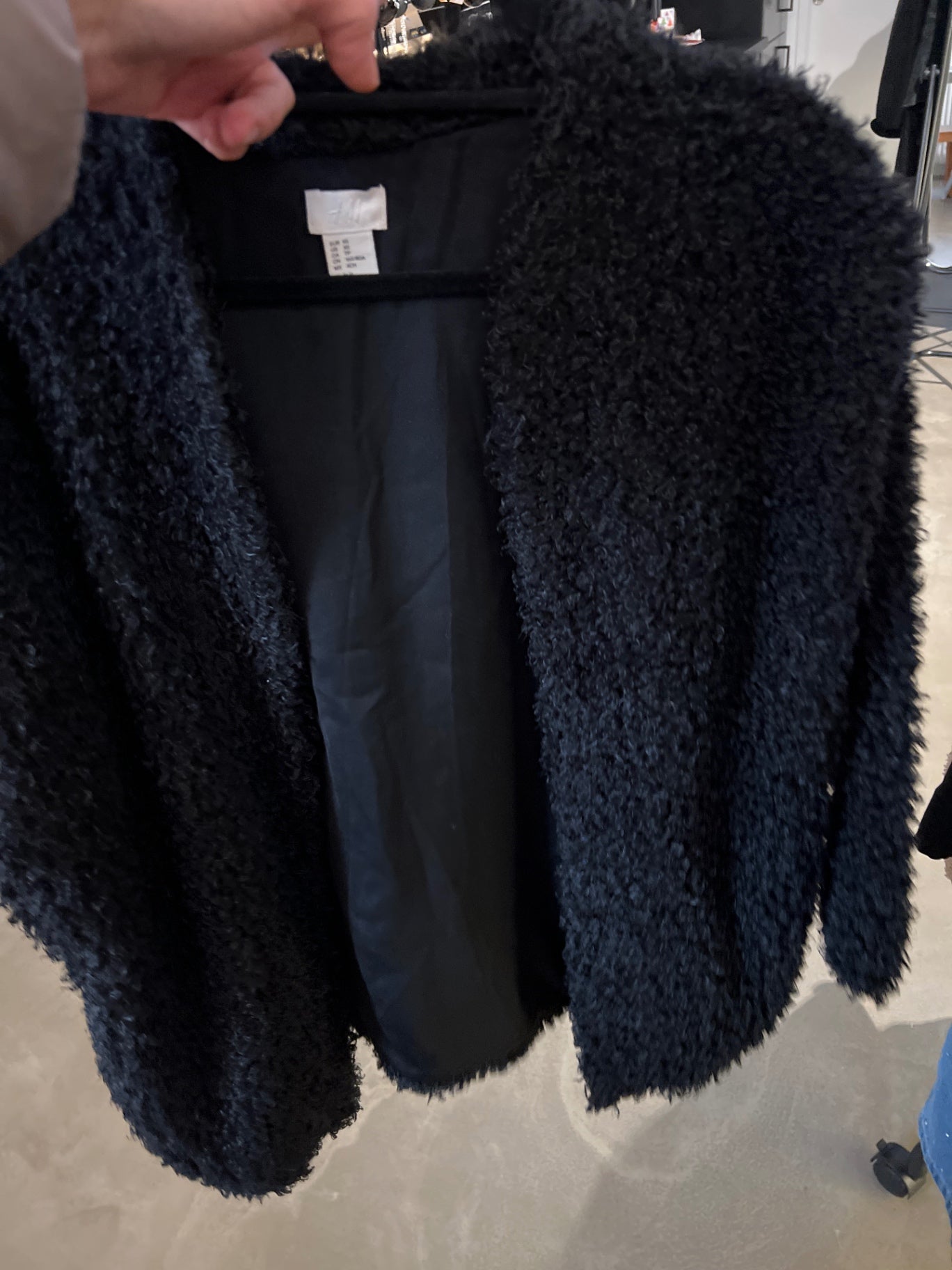 H&M Jacke Schwarz Gr.: XS