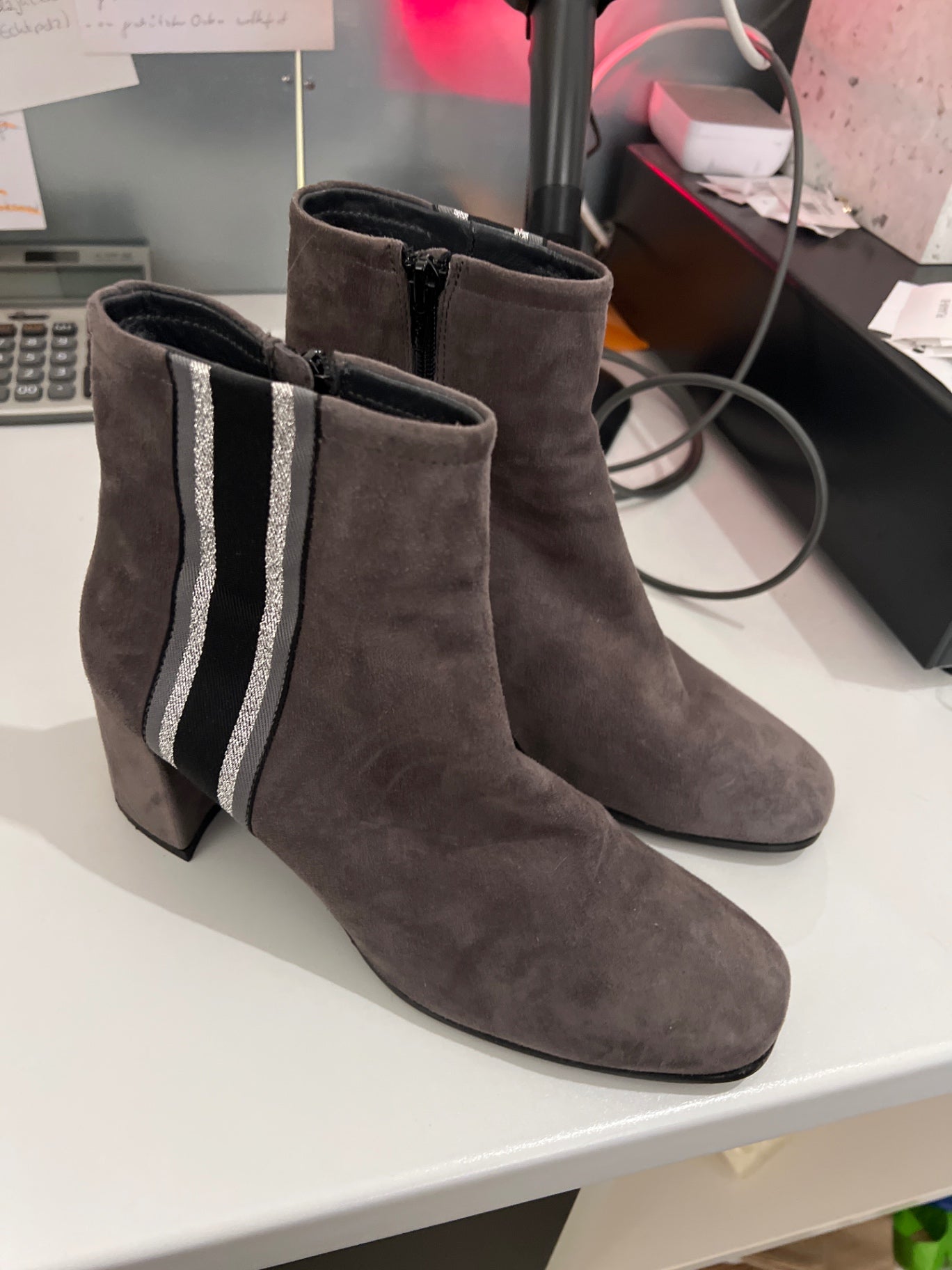 Maripé Stiefeletten Grau Gr.: 39