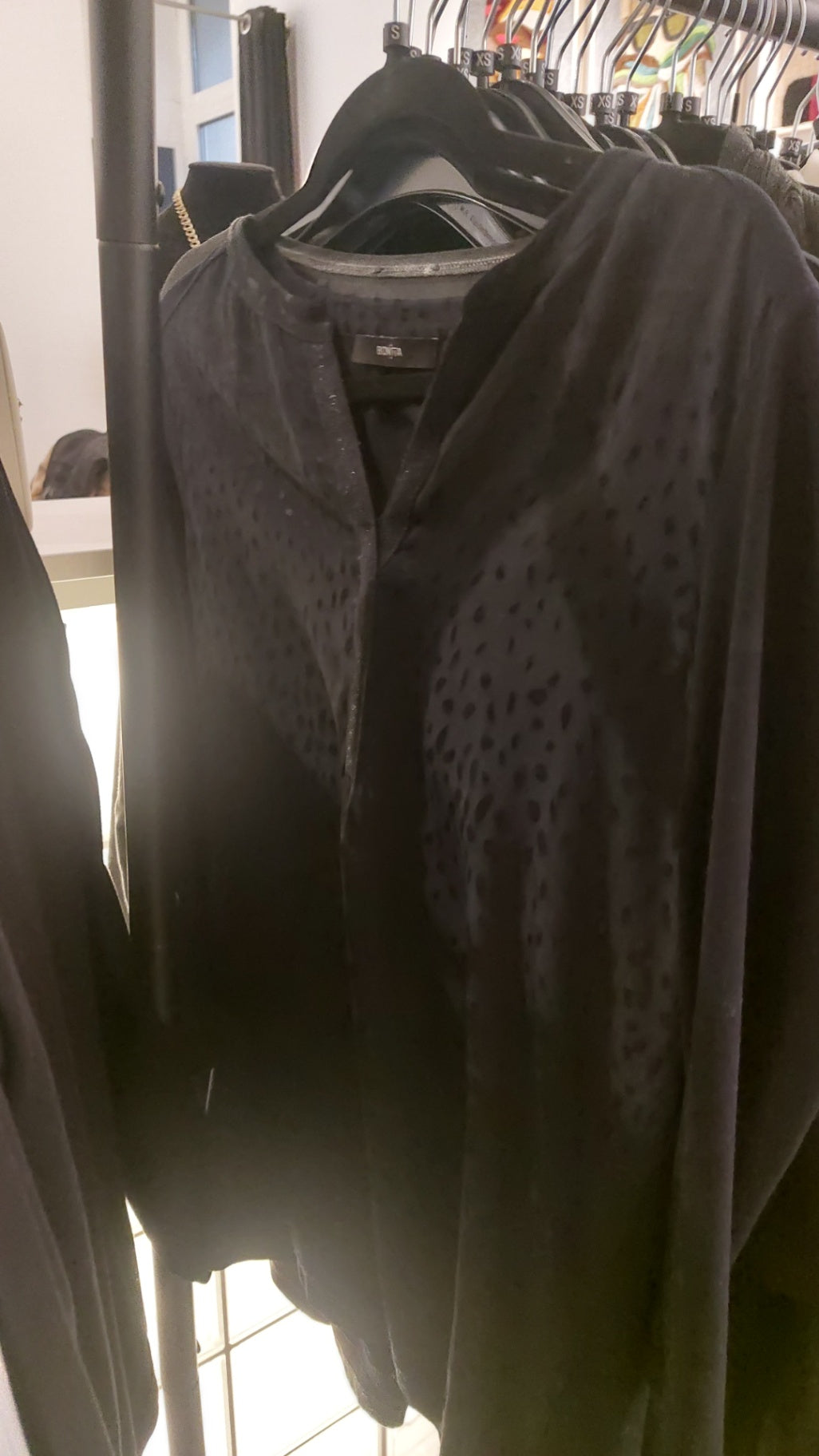 Bonita Langarmshirt Schwarz Gr.: S