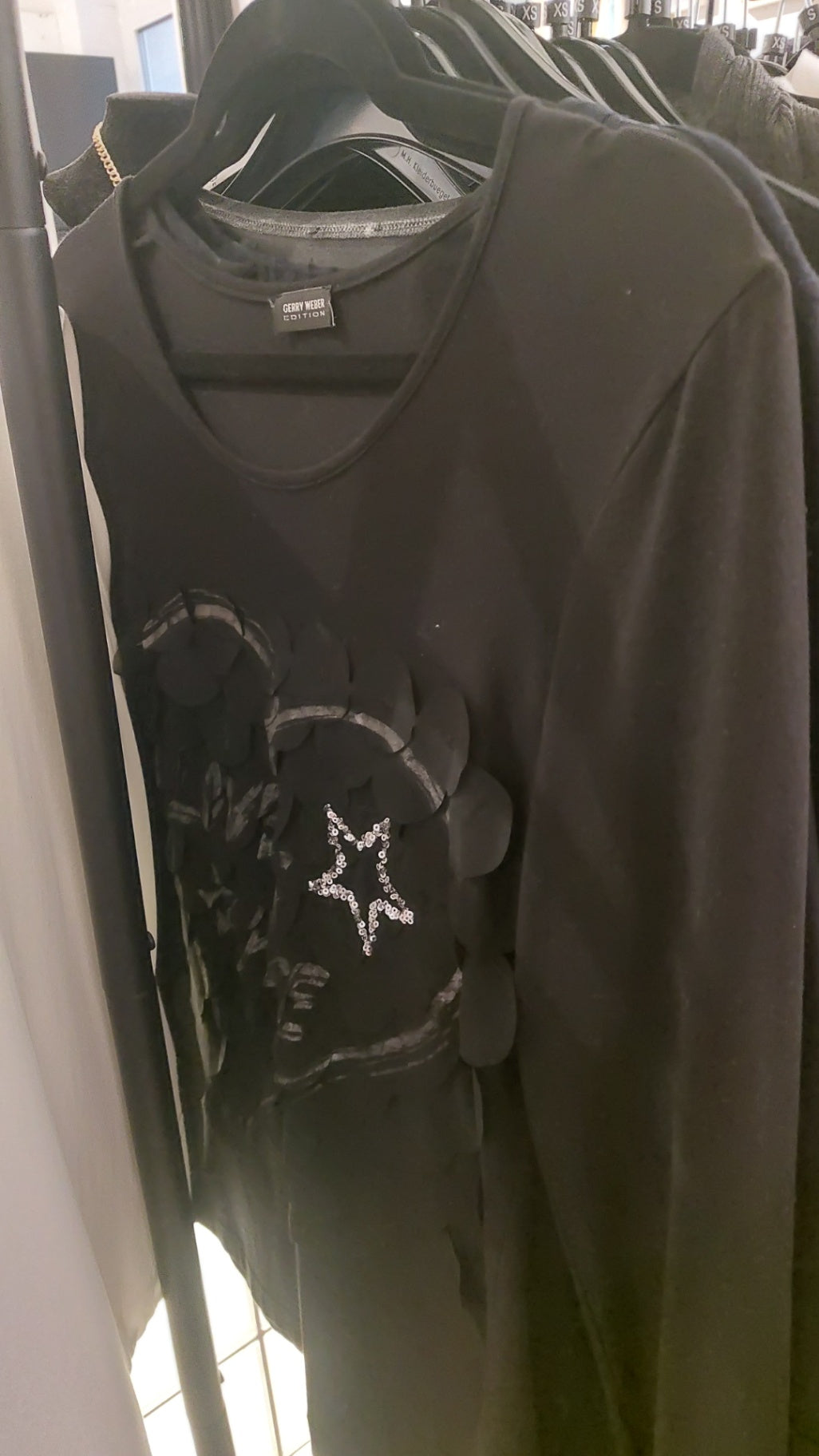 Gerry Weber Langarmshirt Schwarz Gr.: XS