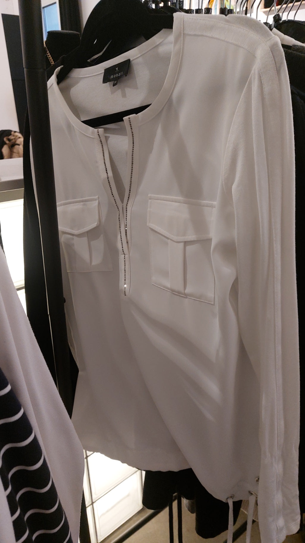 Monari Bluse Weiß Gr.: XS