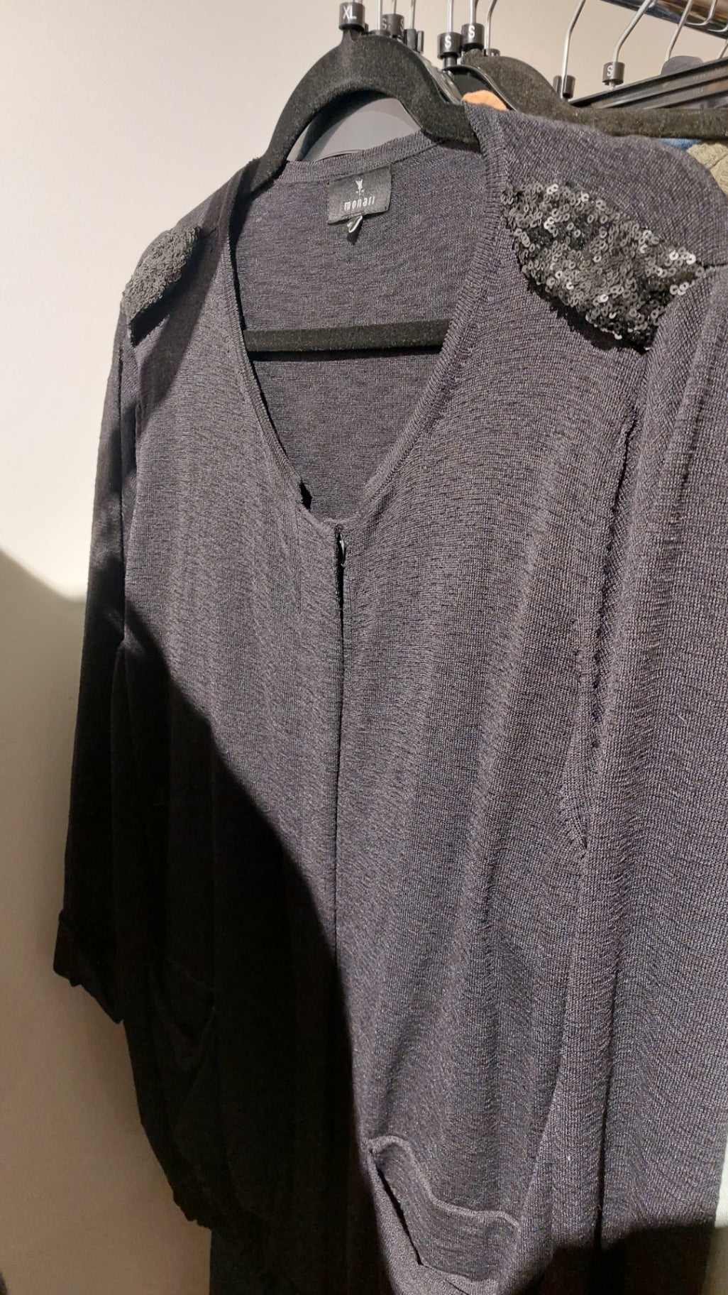 Monari Jäckchen Schwarz Gr.: XL