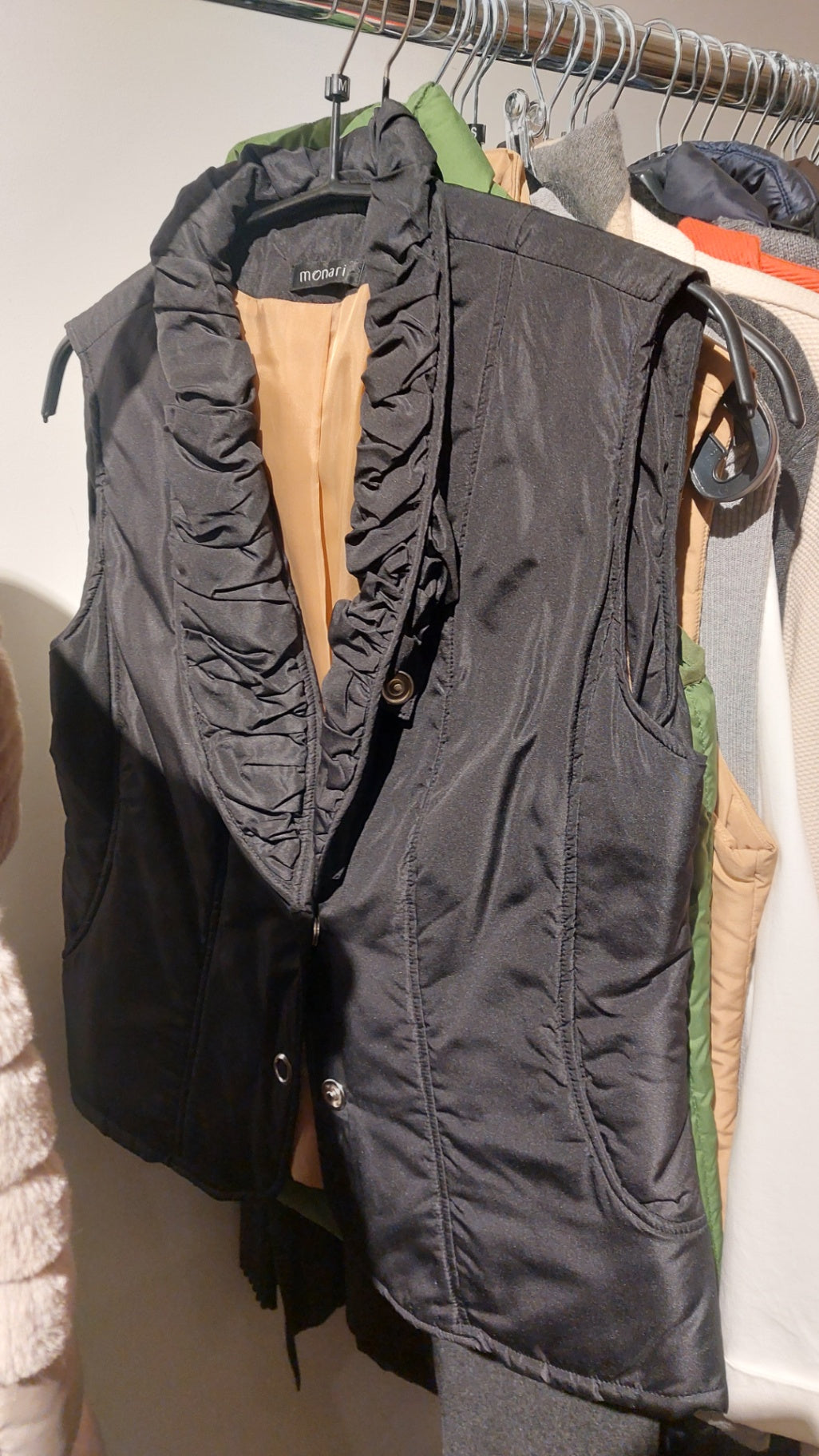 Monari Weste Schwarz Gr.: M