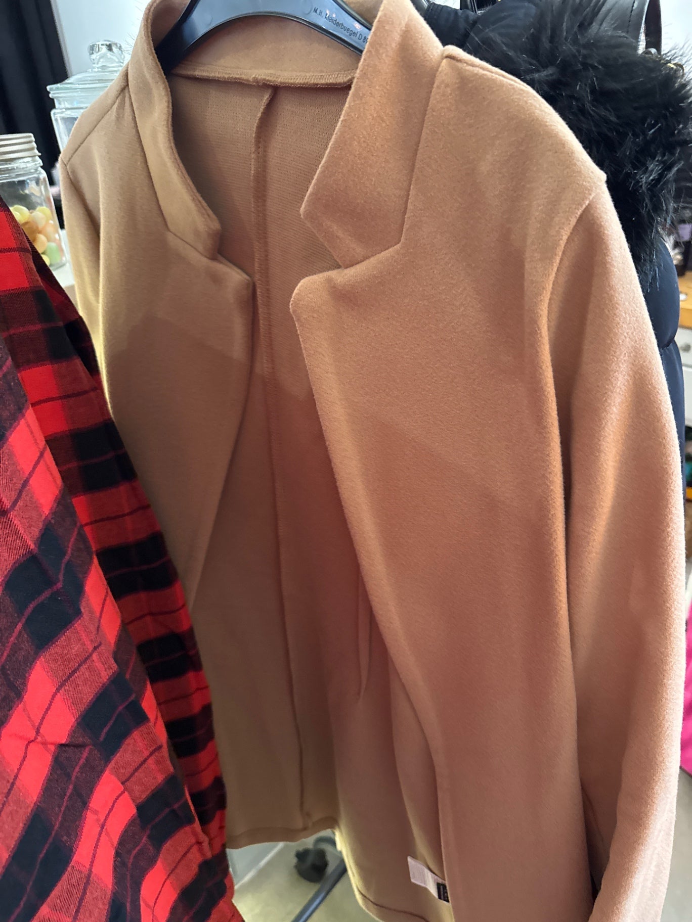 Shein Jacke Beige Gr.: S