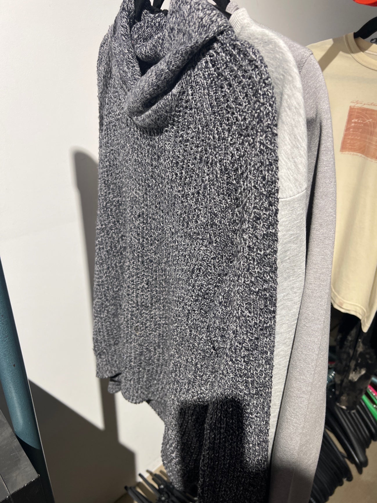 H&M Pullover Grau Blau Gr.: S