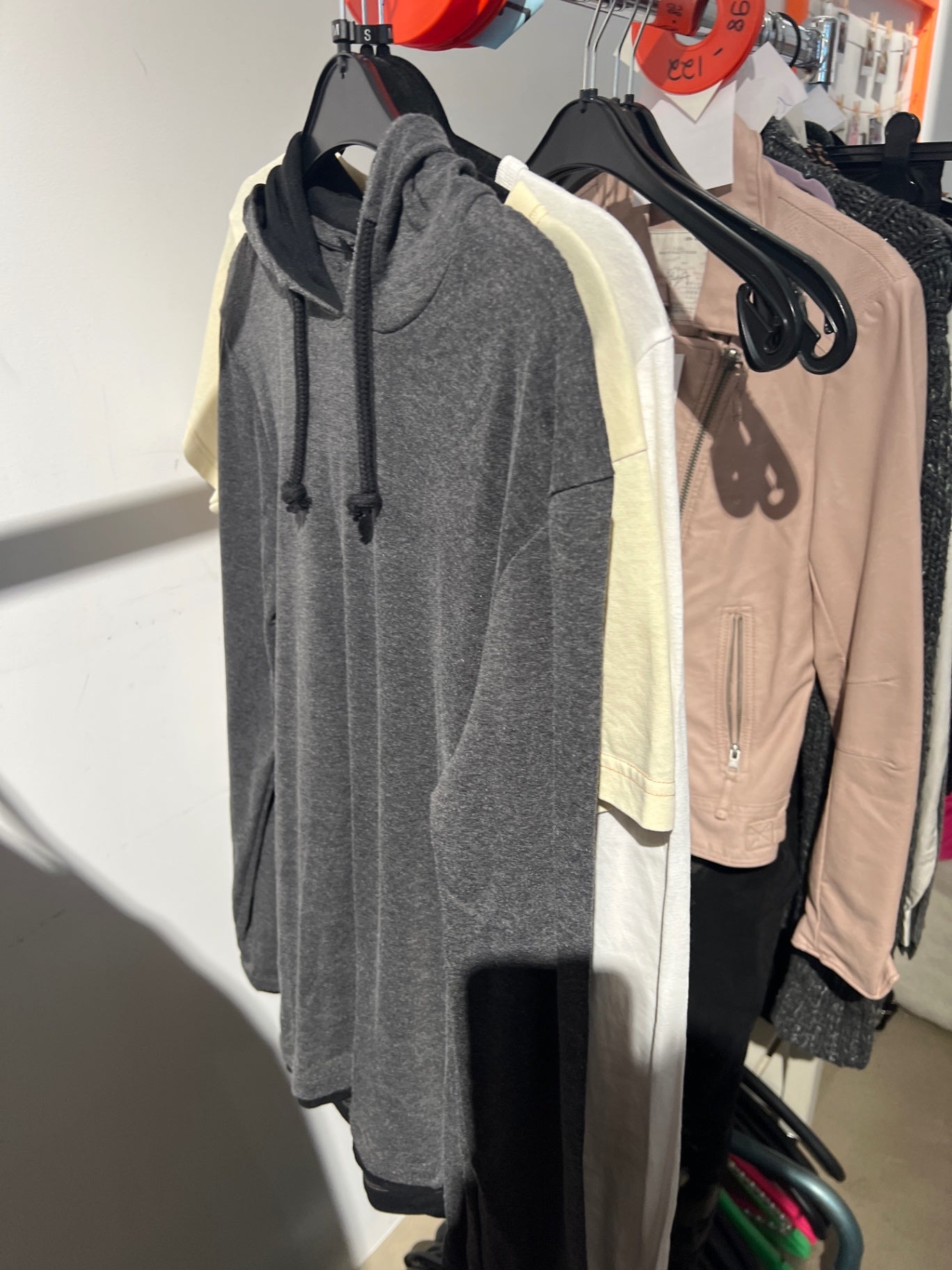 Hoodie Grau Gr.: M