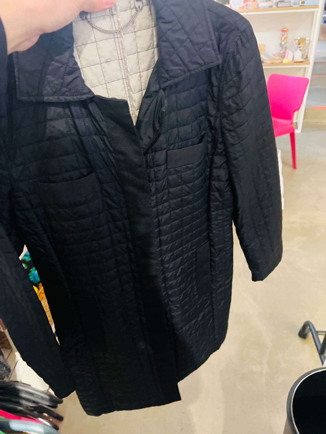 Max Mara Steppmantel Schwarz Gr.: S
