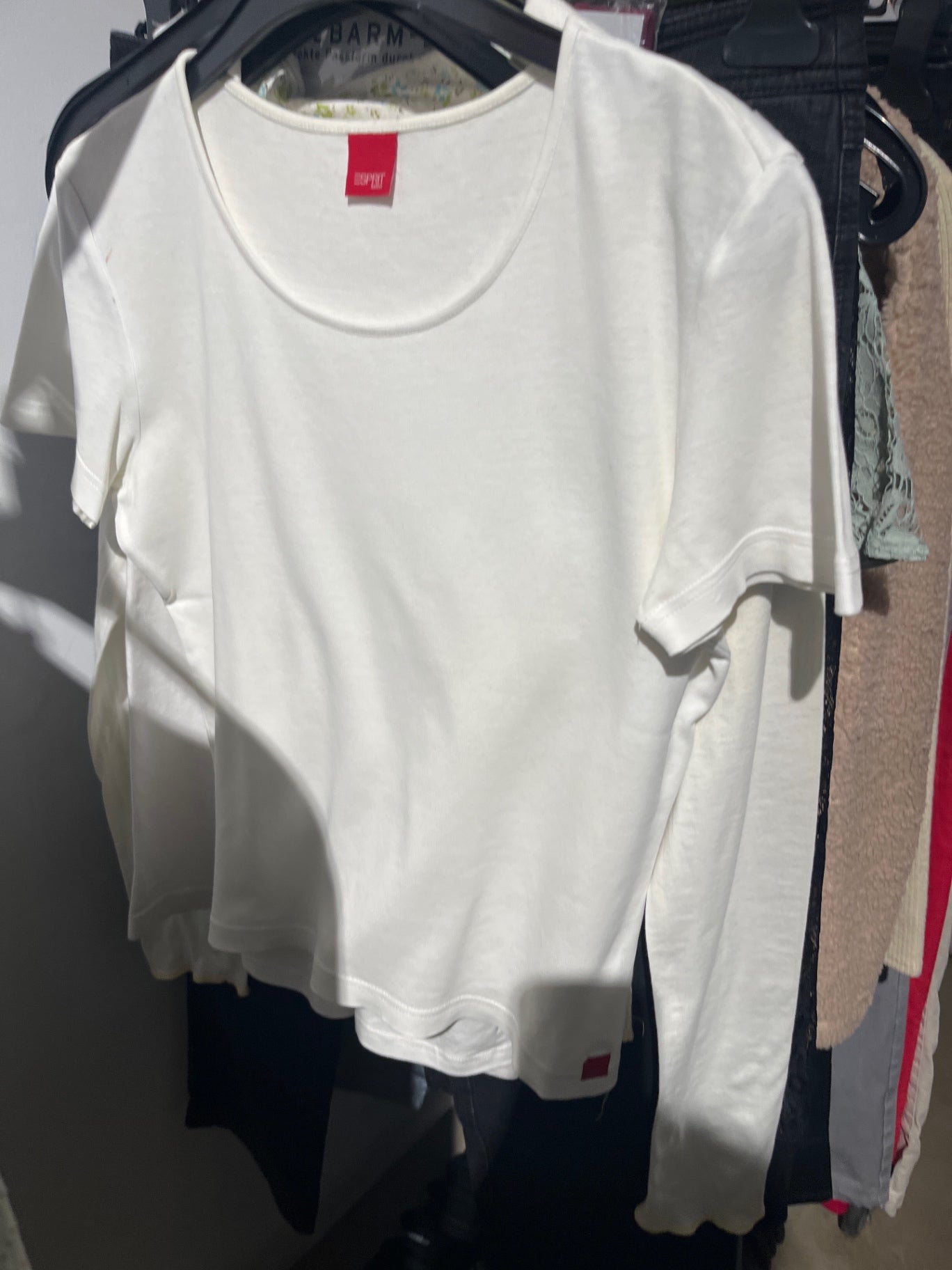 Fleck !Esprit T-Shirt Weiß Gr.: S