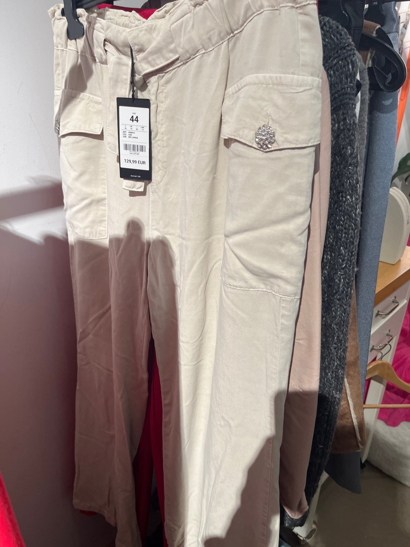 Monari Hose Beige Gr.: 44