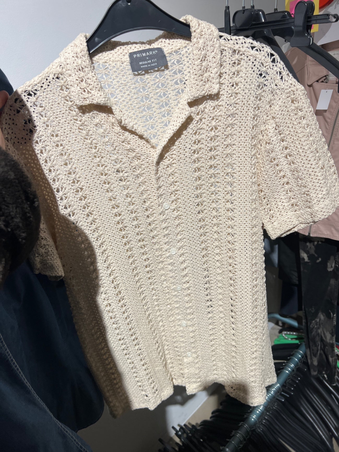 Primark Hemd Beige Gr.: S