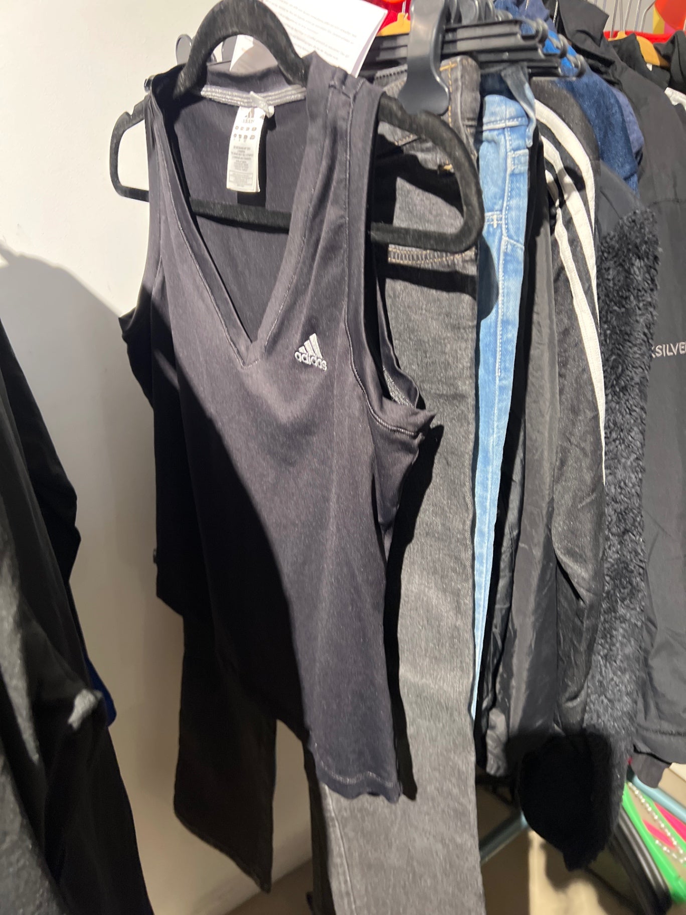 Adidas Top Schwarz Gr.: M