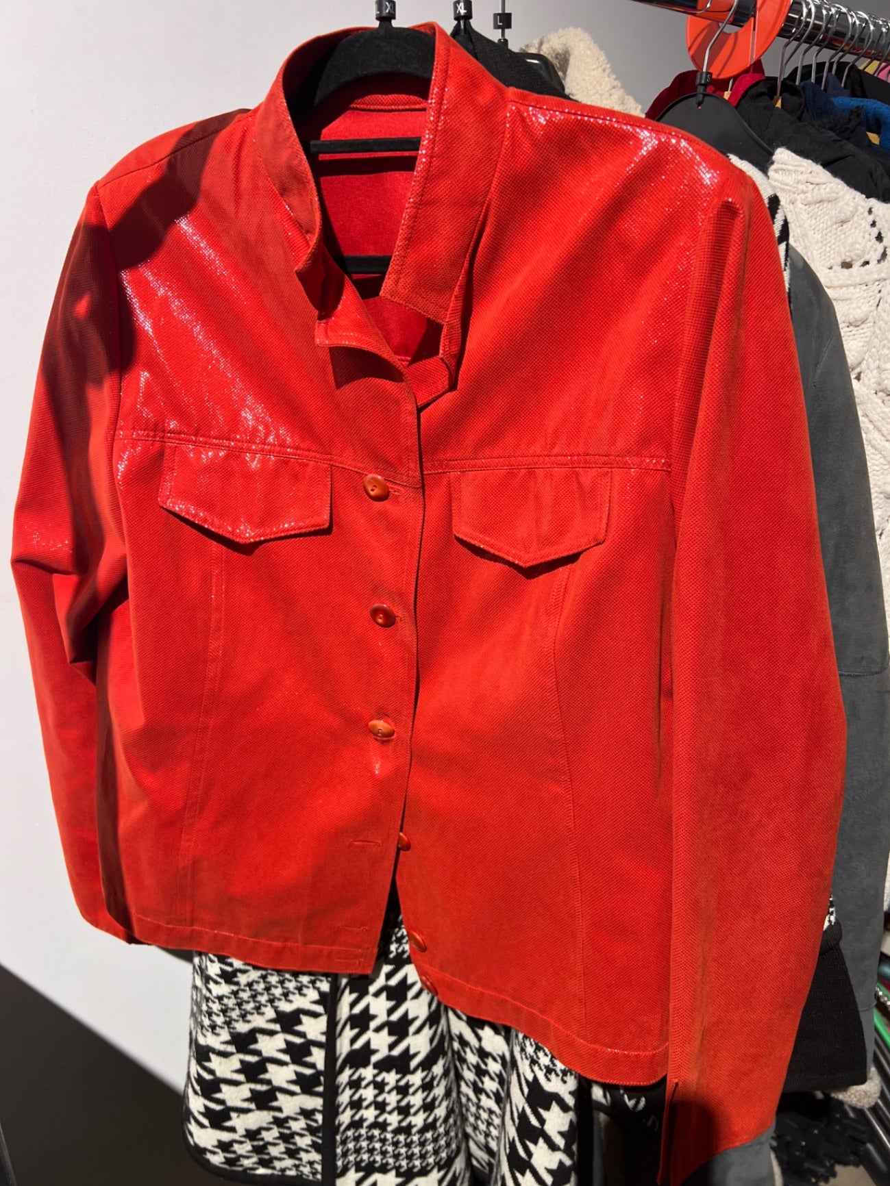 Jacke Rot Gr.: XL