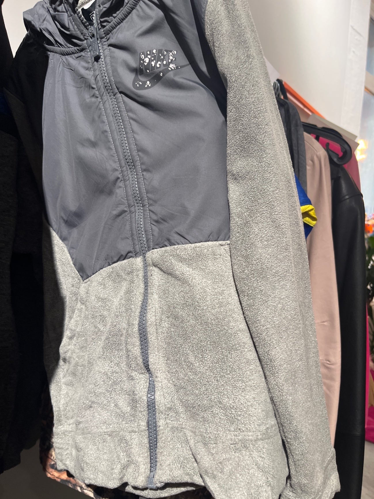 Nike Fleecejacke Grau Gr.: 134
