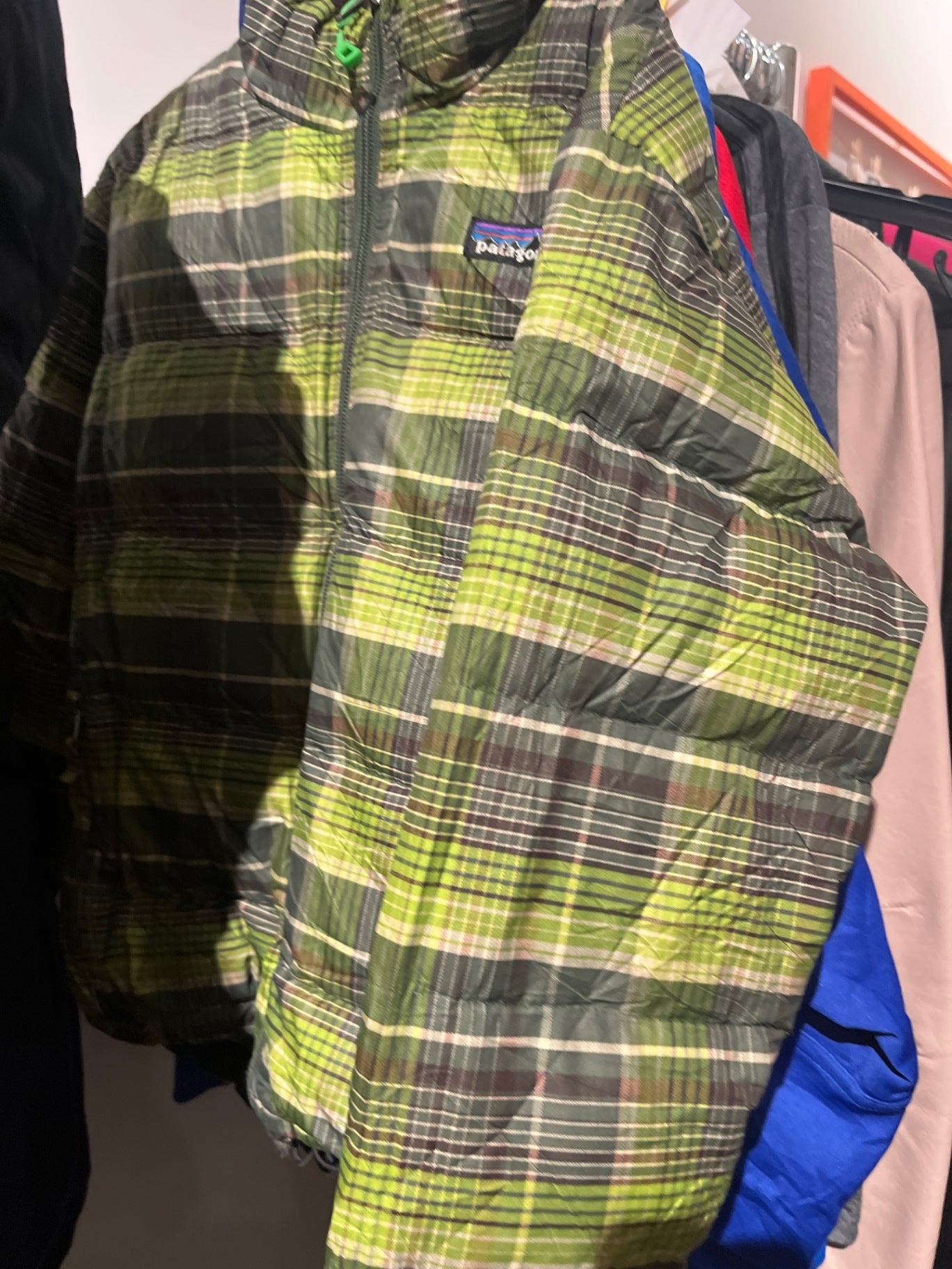 Patagonia Jacke Grün kariert: 128/134