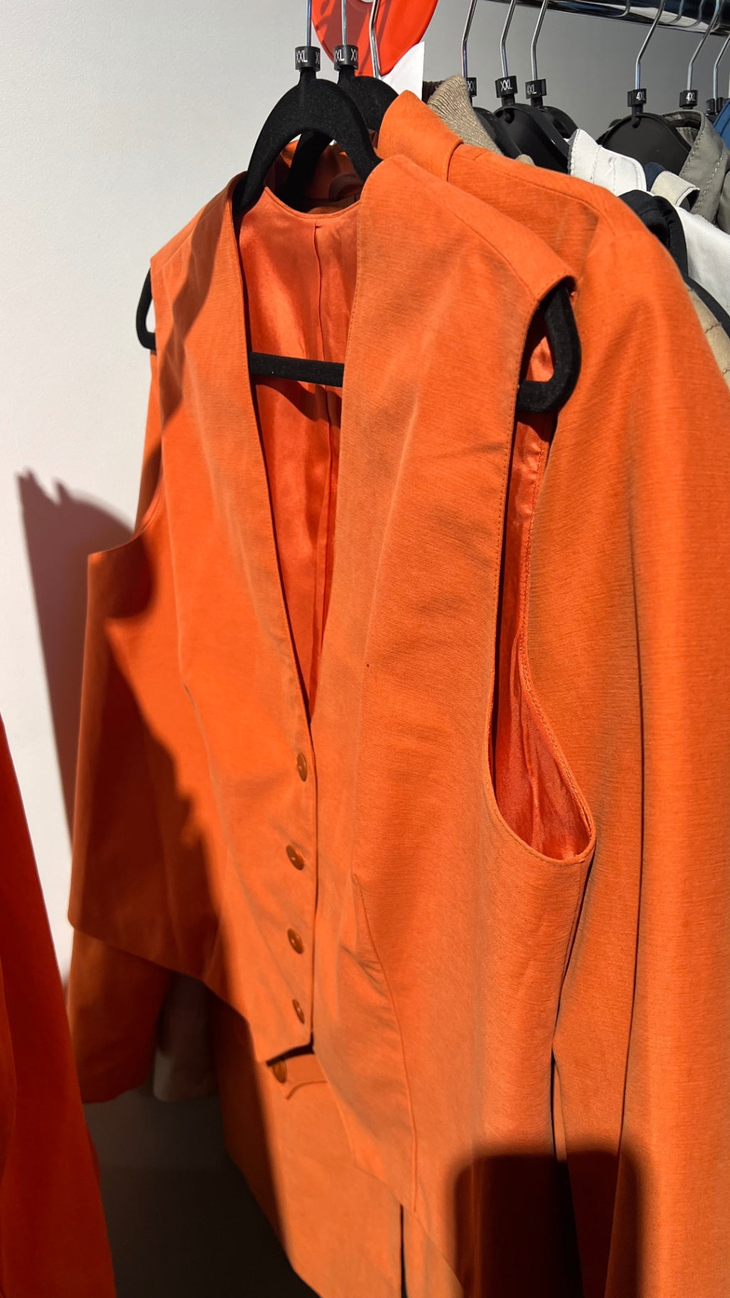 Weste Orange Gr.: XXL