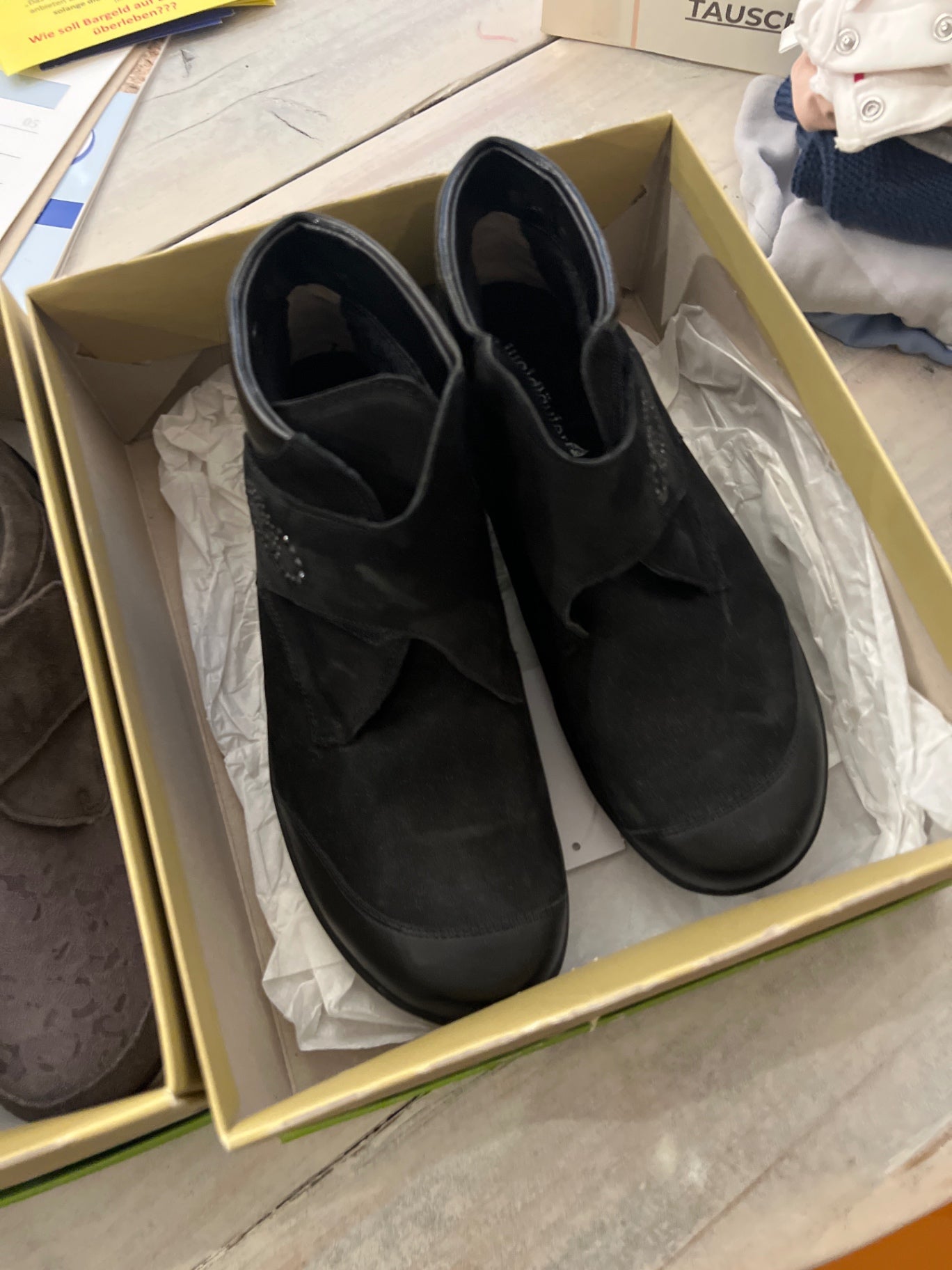 Waldläufer Schuhe Schwarz Gr.: 39