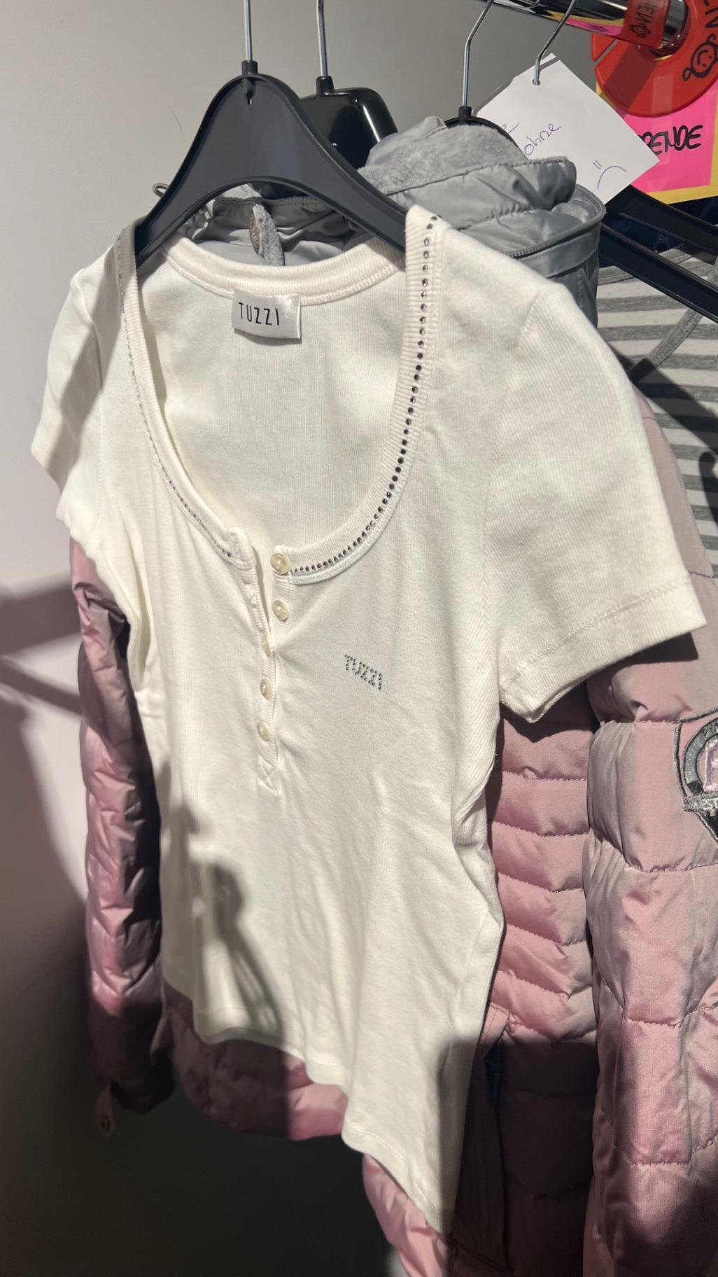 TUZZI T-Shirt Weiß Gr.: S