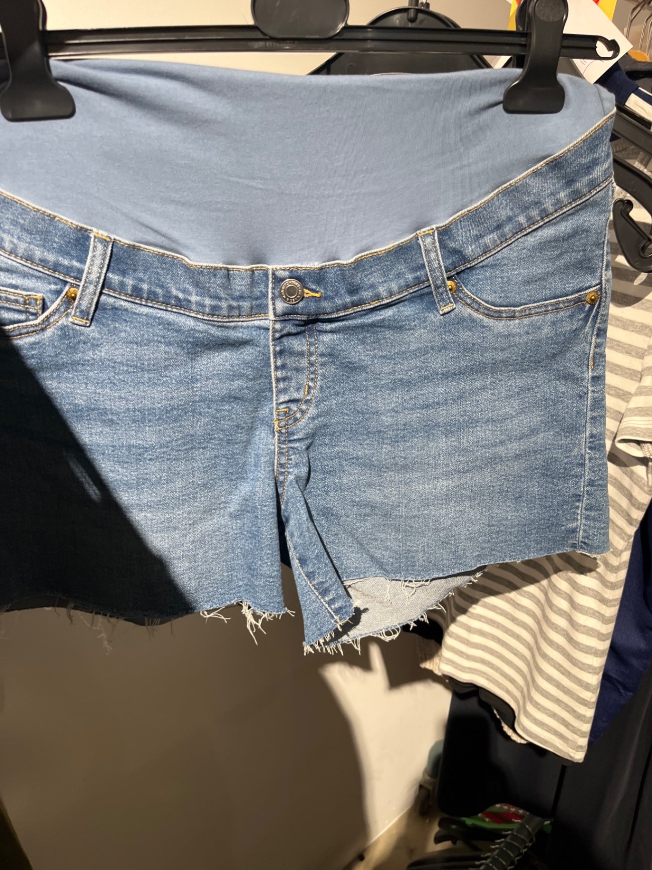 H&M Umstandsshorts Blau Gr.: L