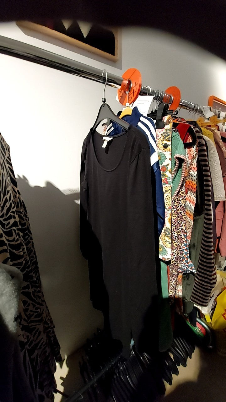 H&M Kleid Schwarz Gr.: M