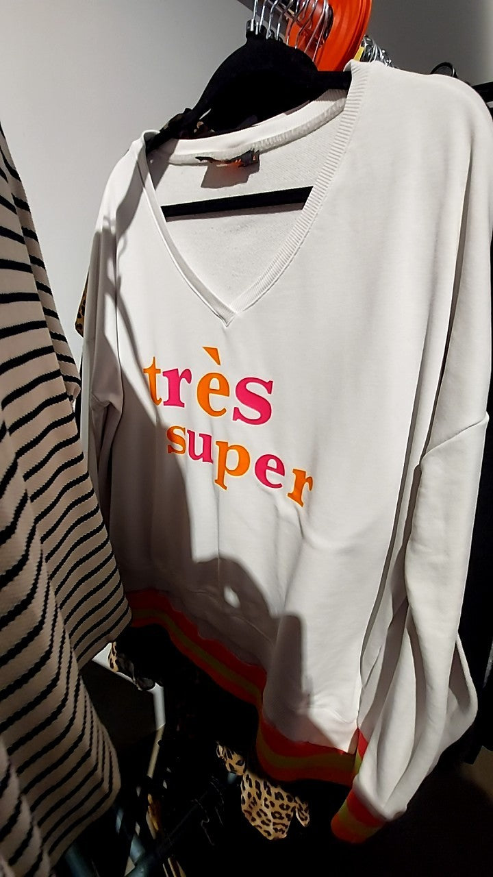 Miss Goodlife Pullover Weiß Gr.: L