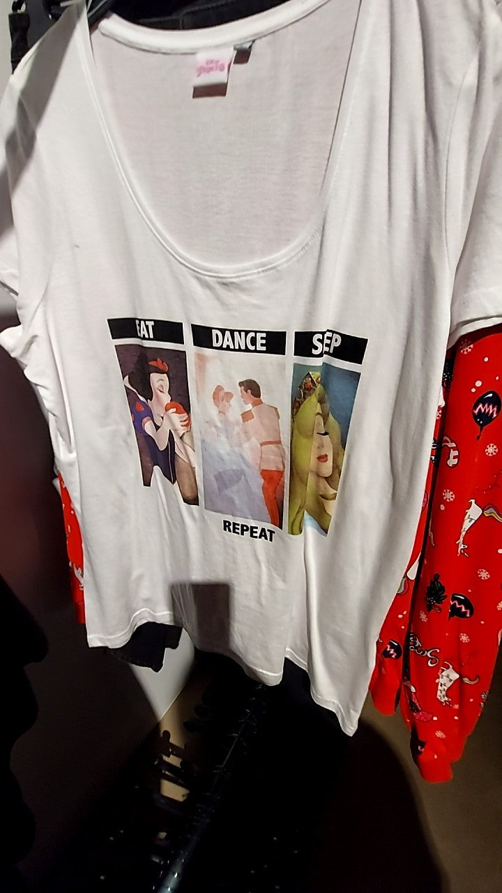 Disney T-Shirt Weiß Gr.: XXL