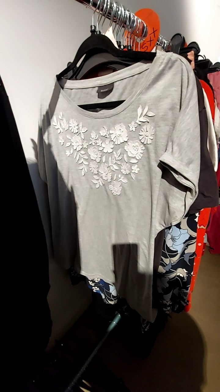 Yessica T-Shirt Grau Gr.: XL